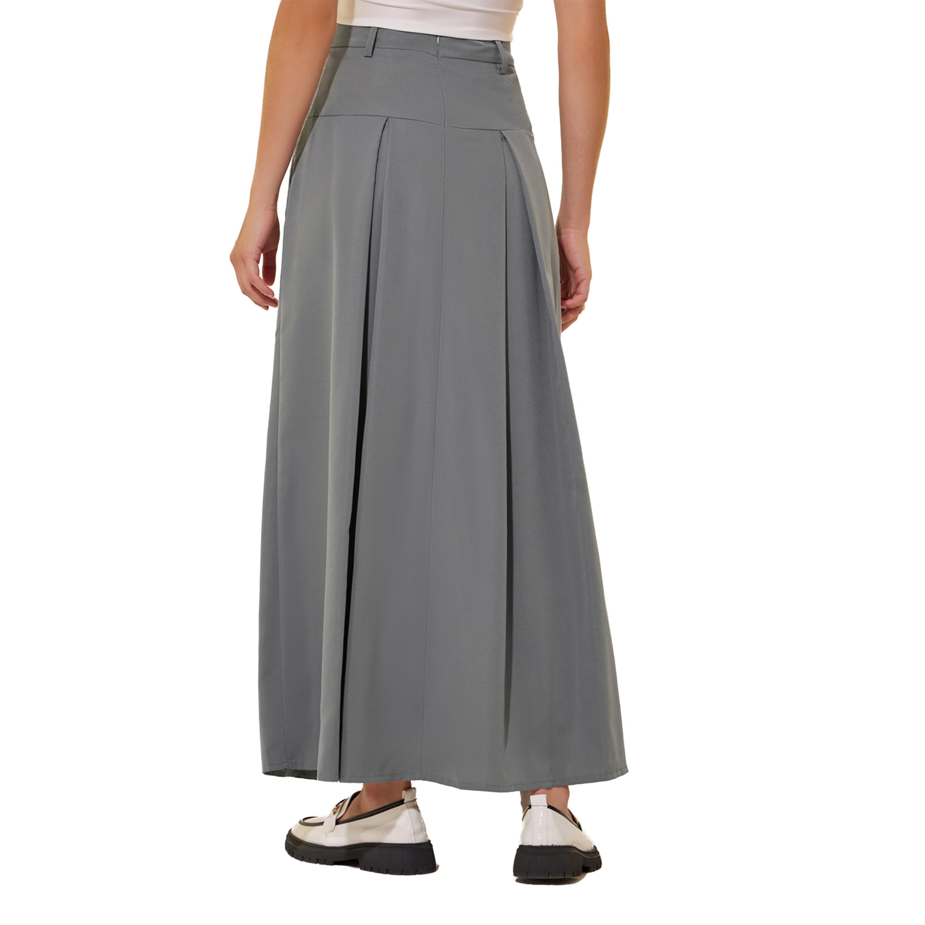 Styli Solid Maxi A-Line Skirt-women-clothing-bottoms-skirts-image-4