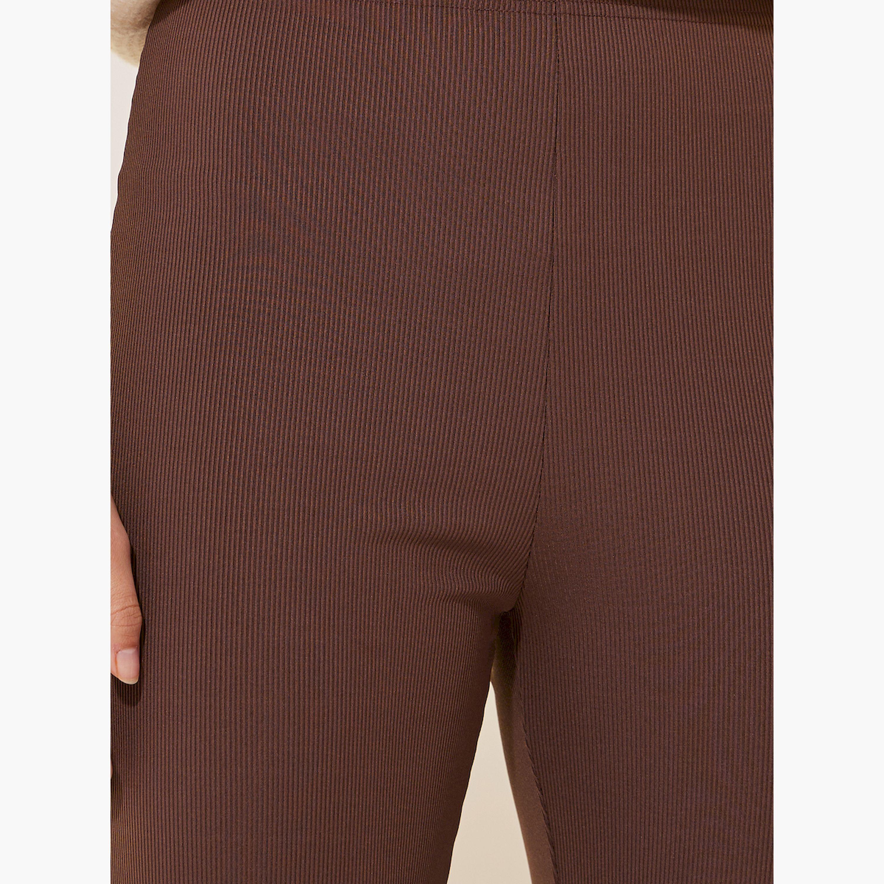 Styli Solid Flared Pants-women-clothing-bottoms-trousers-image-3