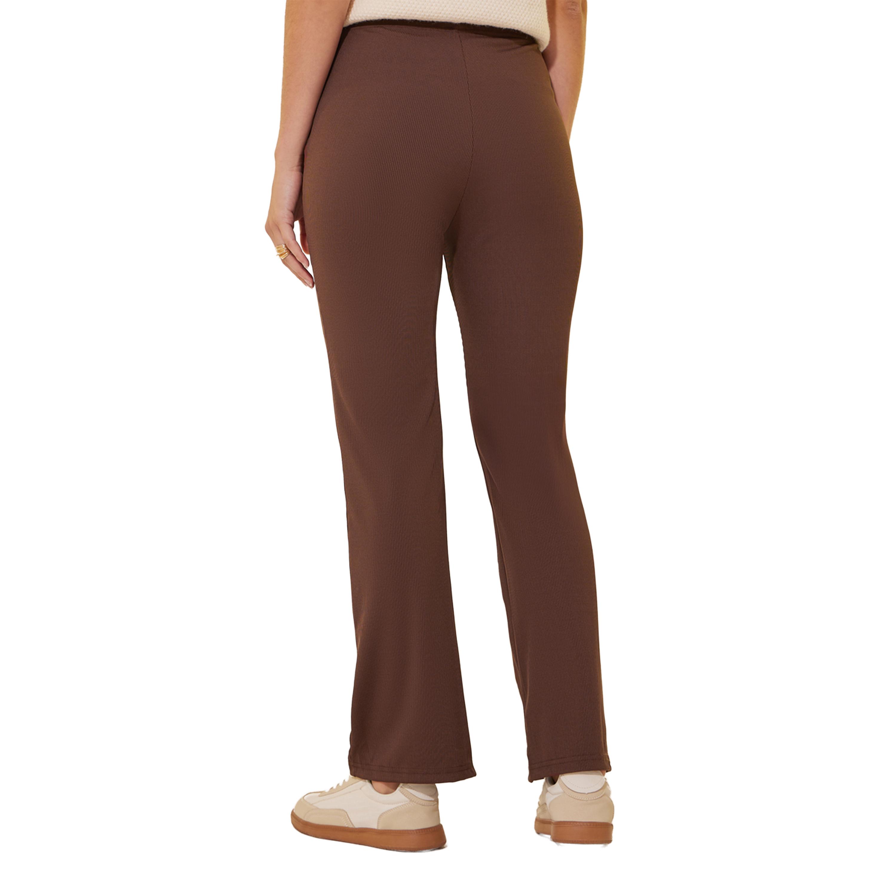 Styli Solid Flared Pants-women-clothing-bottoms-trousers-image-4