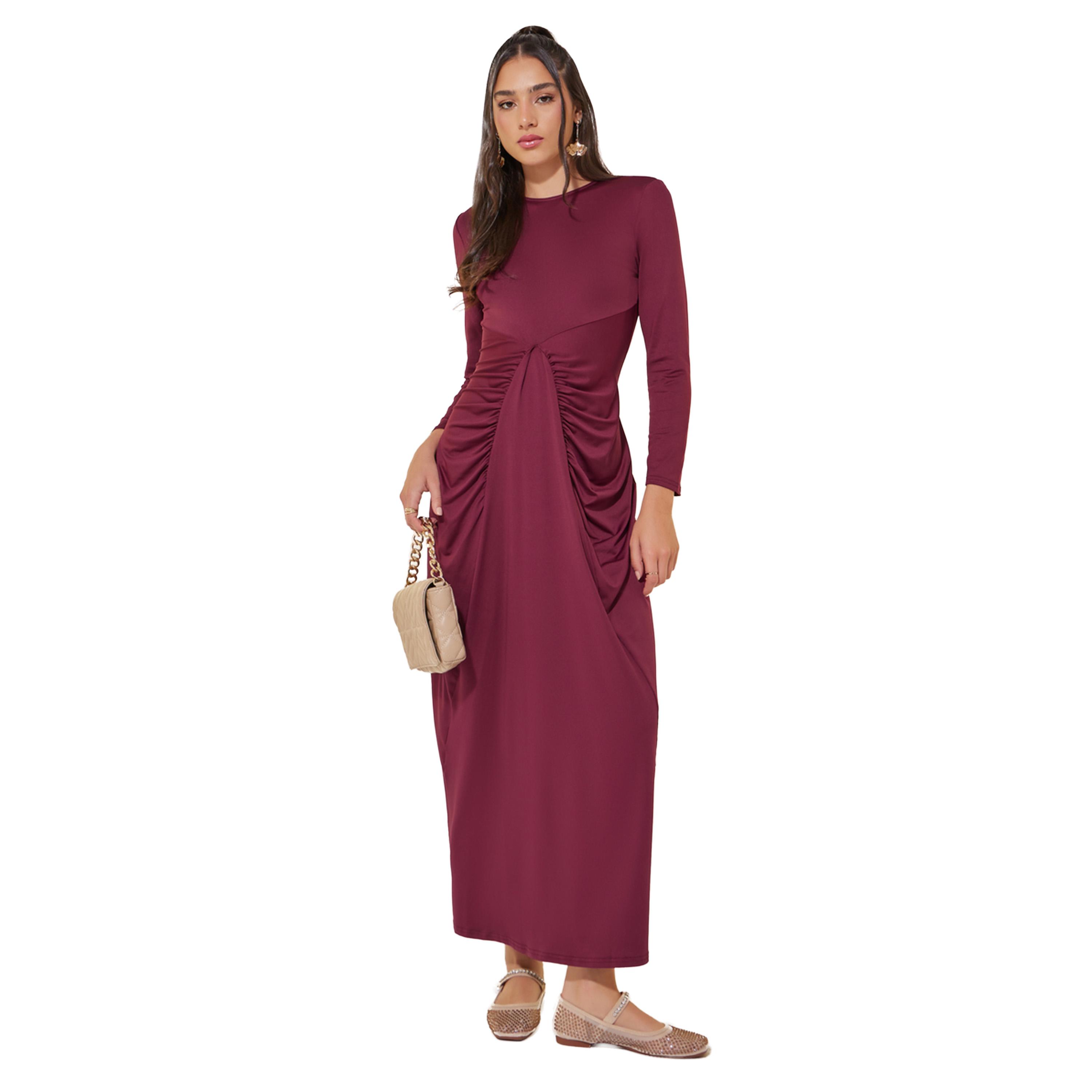 ستايلي -  فستان ماكسي بأكمام طويلة-women-clothing-dresses-image-5