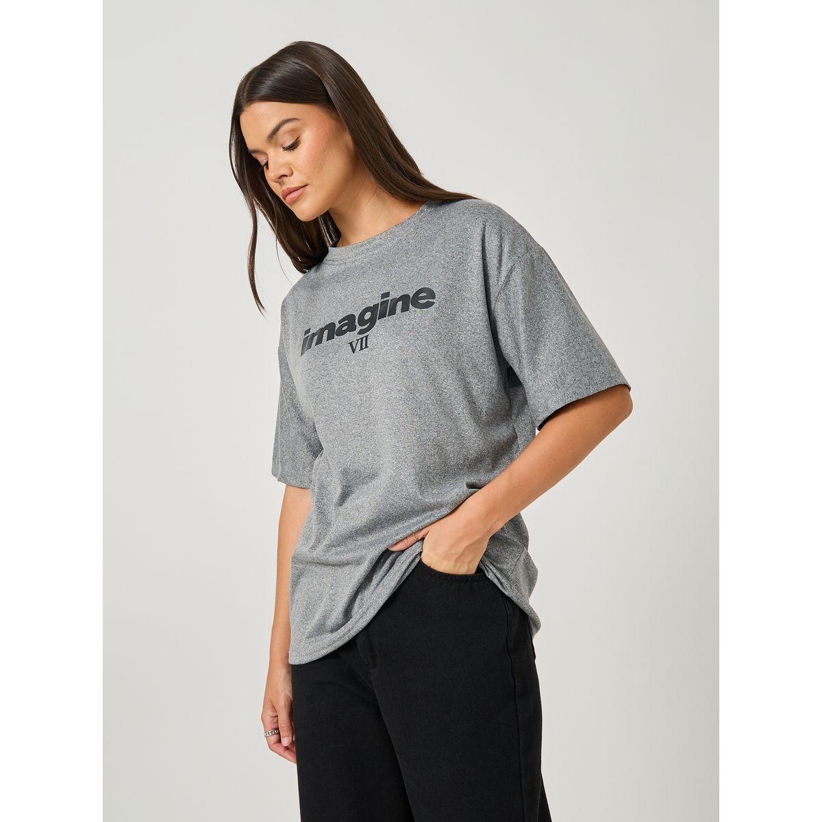 Styli Slogan Print Round Neck Short Sleeve T-Shirt-women-clothing-tshirts-image-3
