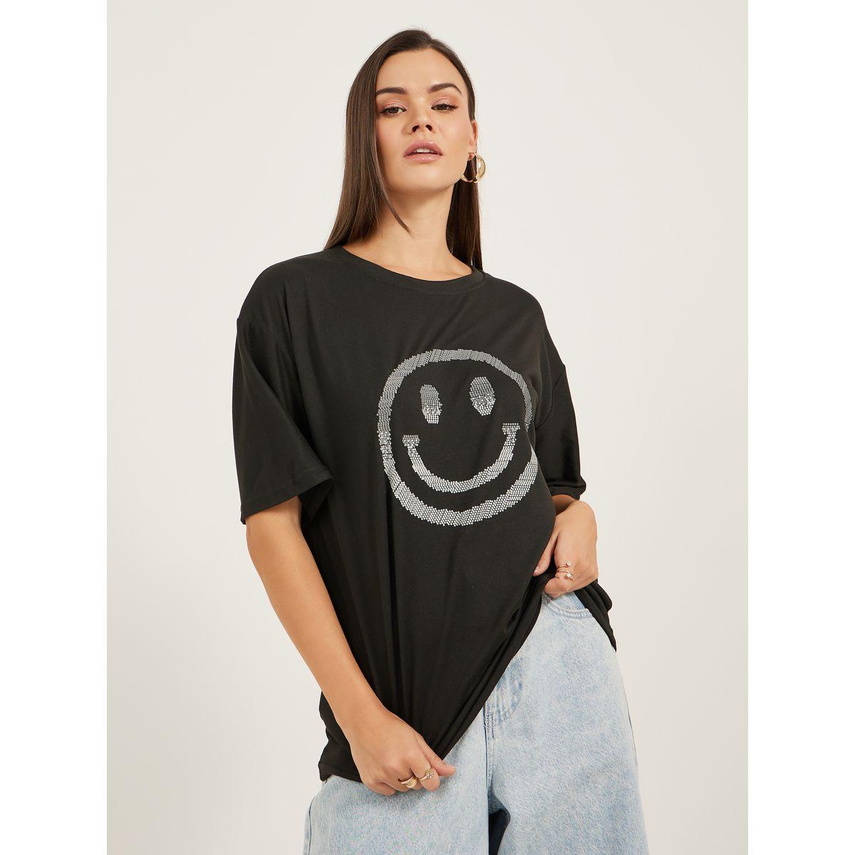 Styli Oversized Graphic Print Short Sleeve T-Shirt-women-clothing-tshirts-image-3