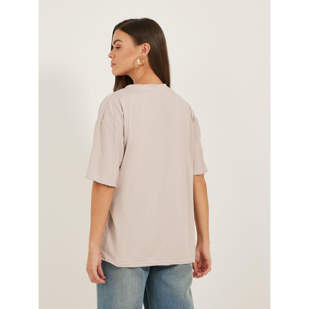 Styli Slogan Print Short Sleeve Oversized T-Shirt-women-clothing-tshirts-image-4