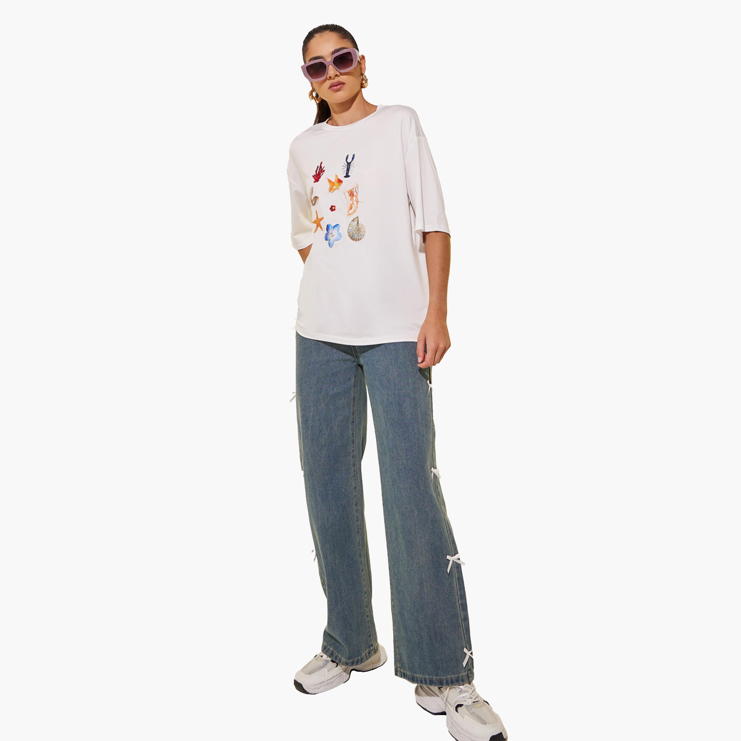 Styli Graphic Print Short Sleeve Oversized T-Shirt-women-clothing-tshirts-image-2