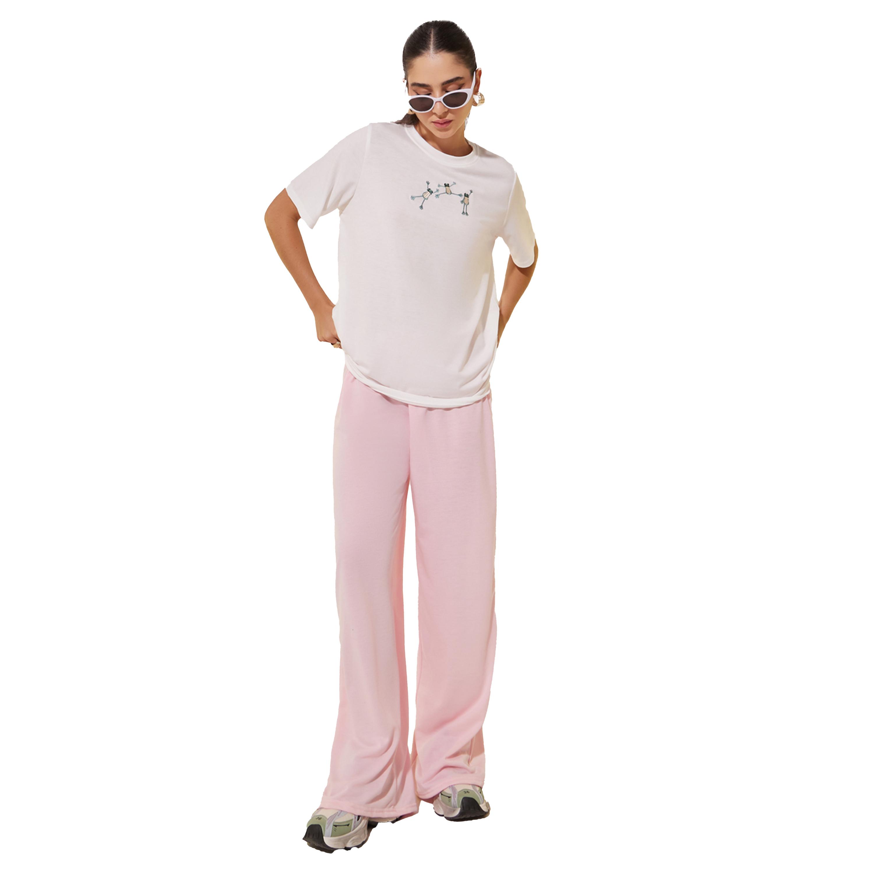 Styli Graphic Printed Round Neck T-shirt-women-clothing-tshirts-image-2