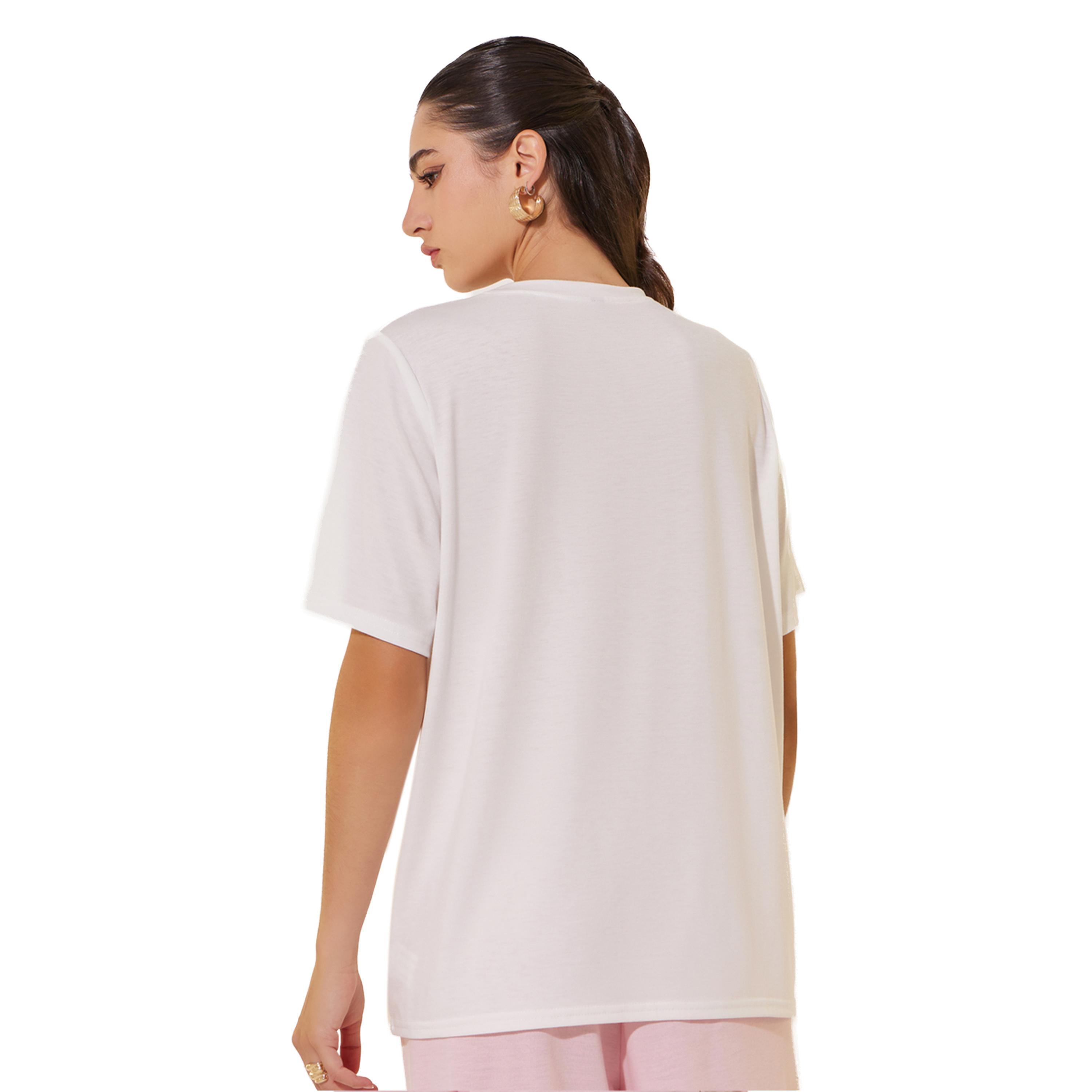 Styli Graphic Printed Round Neck T-shirt-women-clothing-tshirts-image-5