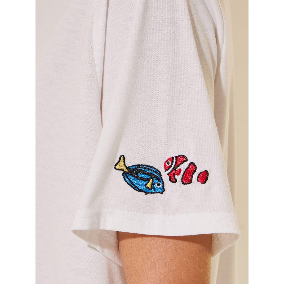 Styli Round Neck Sleeve Embroidered Detail T-shirt-women-clothing-tshirts-image-4