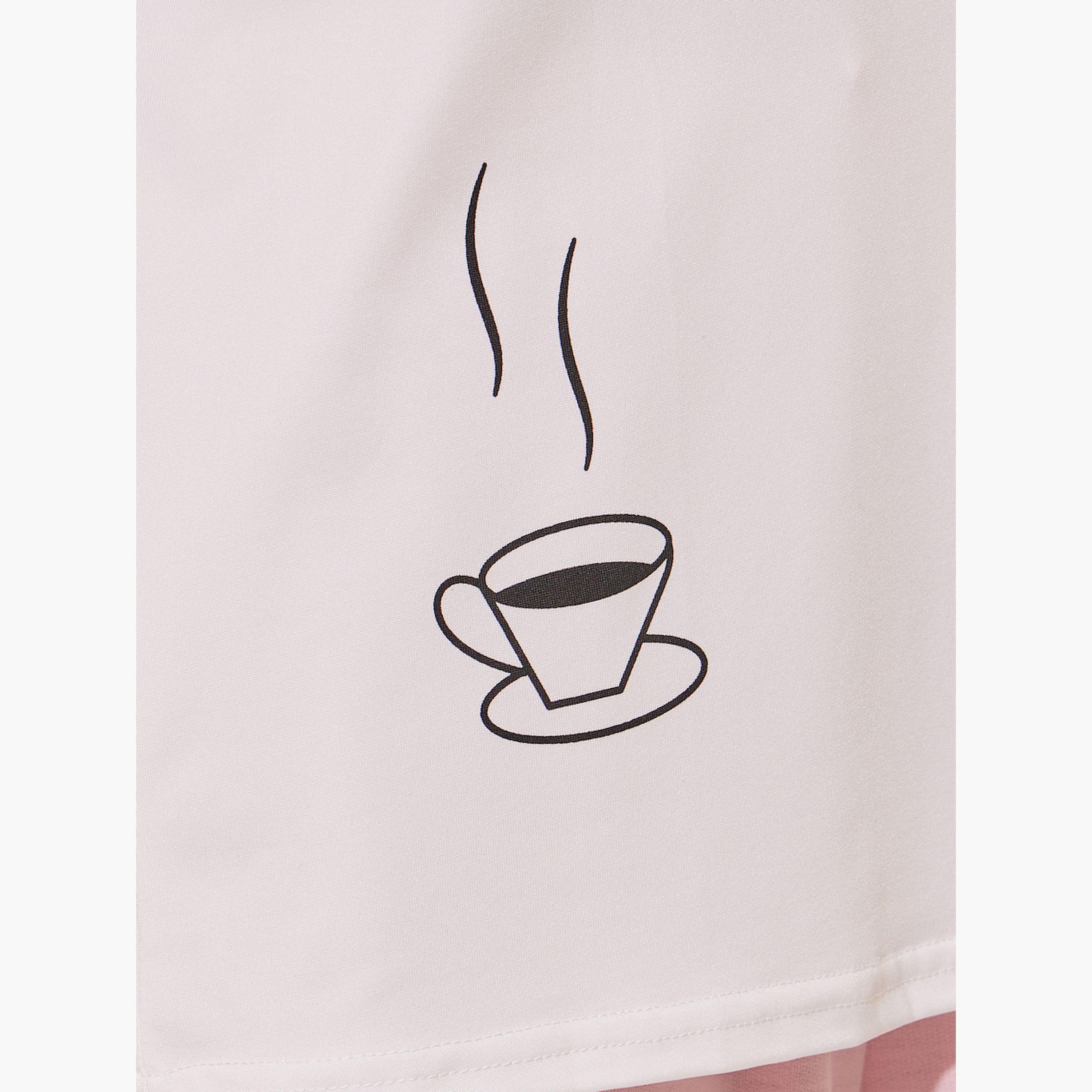 ستايلي -   تي شيرت سادة برقبة دائرية وأكمام قصيرة-women-clothing-tshirts-image-3
