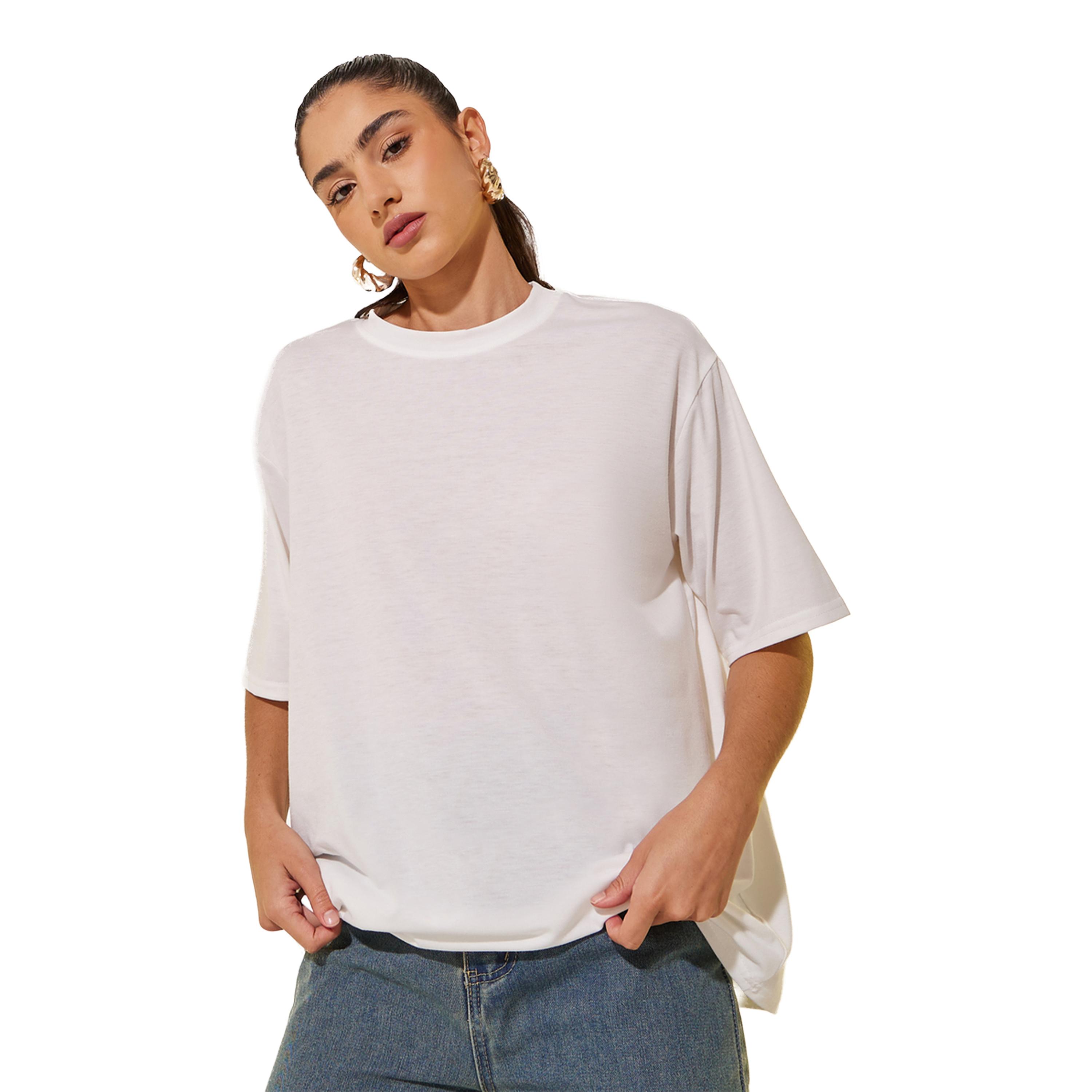 Styli Embroidered Round Neck Short Sleeves T-Shirt-women-clothing-tshirts-image-3