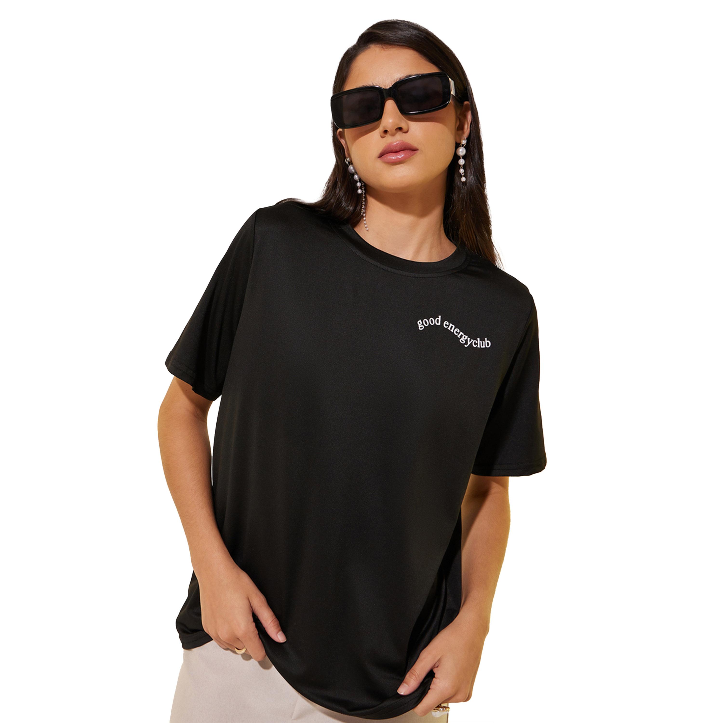 Styli Slogan Print Round Neck Regular Fit T-Shirt-women-clothing-tshirts-image-3