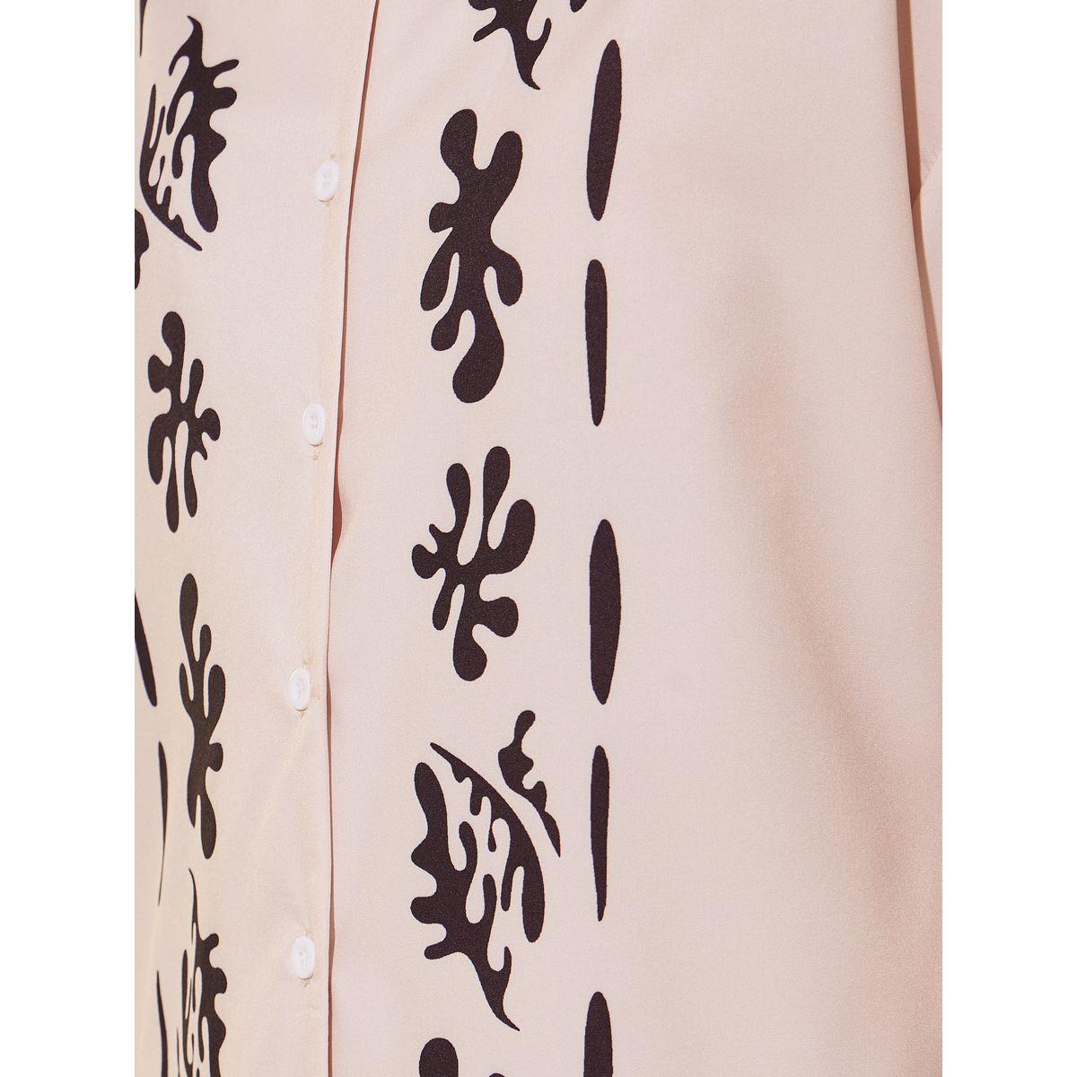 Styli Placement Print Short Sleeve Shirt and Pants Co-Ords-women-clothing-coordsets-image-3