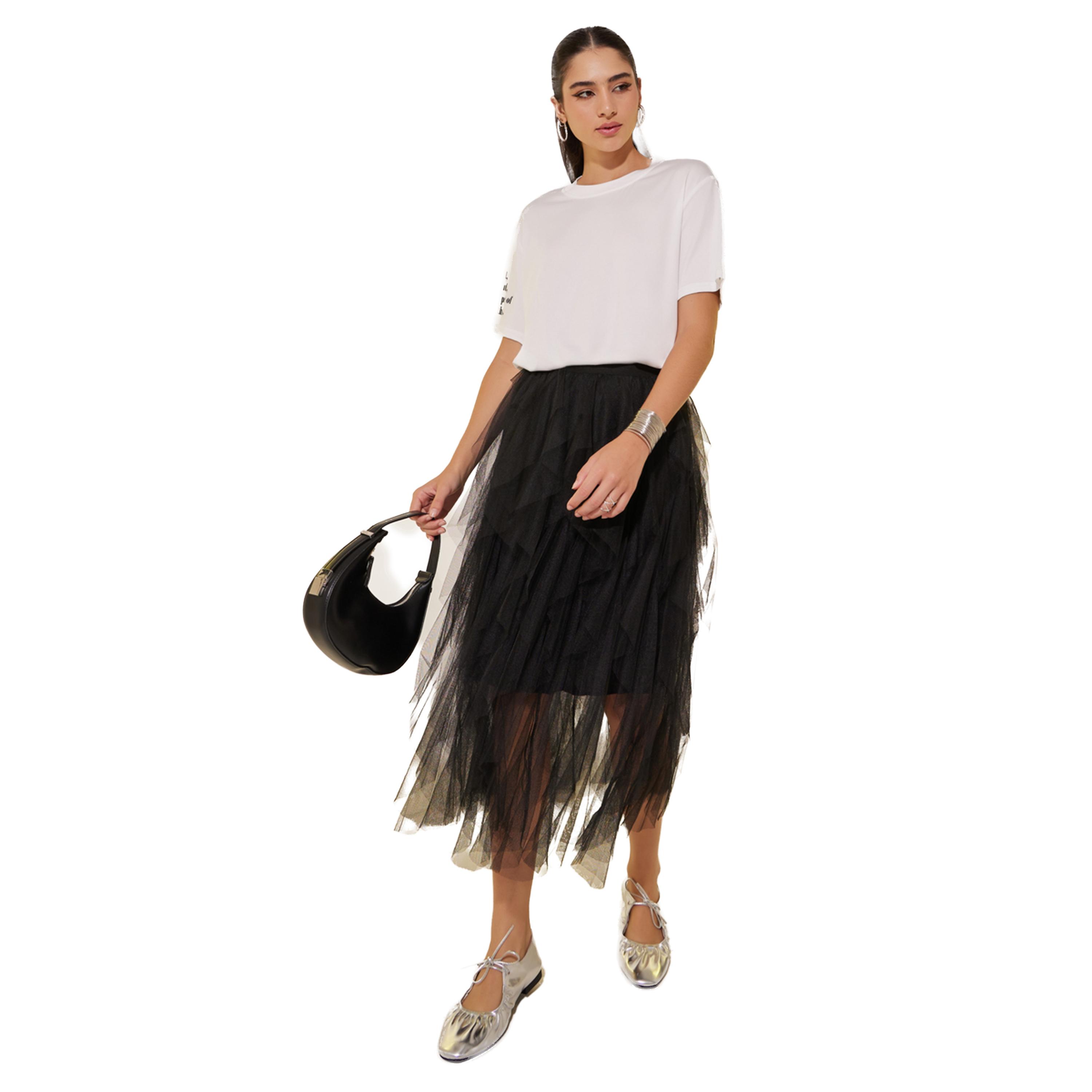 Styli Round Neck Short Sleeve Slogan T-Shirt-women-clothing-tshirts-image-2