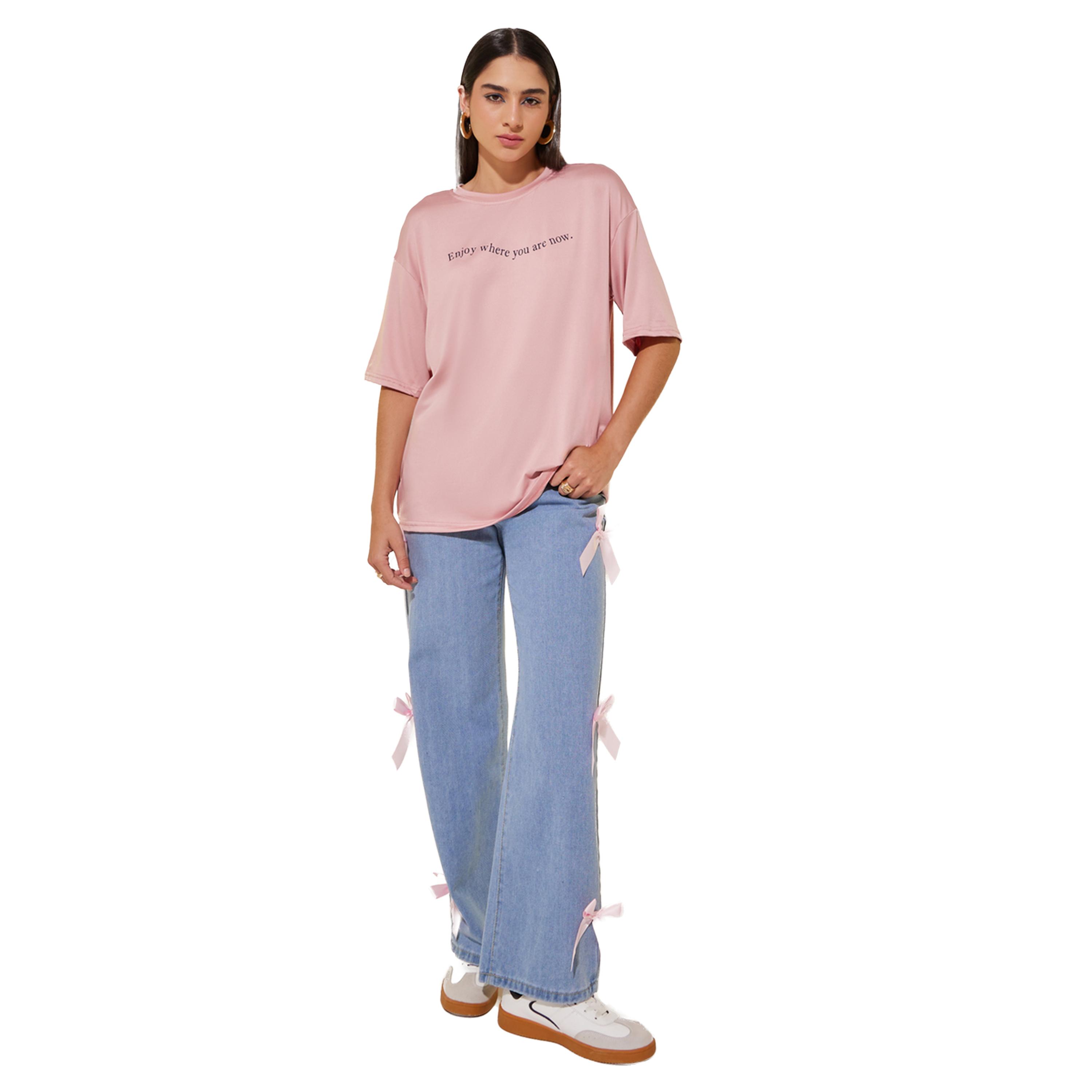 Styli Slogan Print Round Neck Oversized T-Shirt-women-clothing-tshirts-image-2