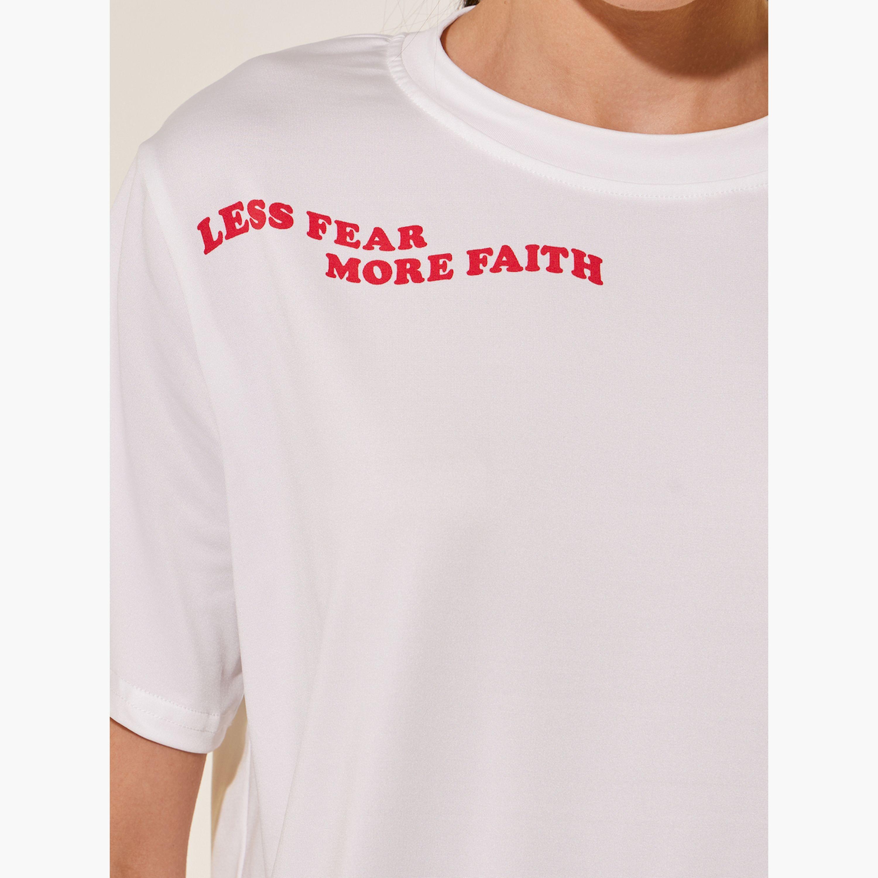 Styli Women White Slogan Print Short Sleeve Regular Fit T-Shirt-women-clothing-tshirts-image-4