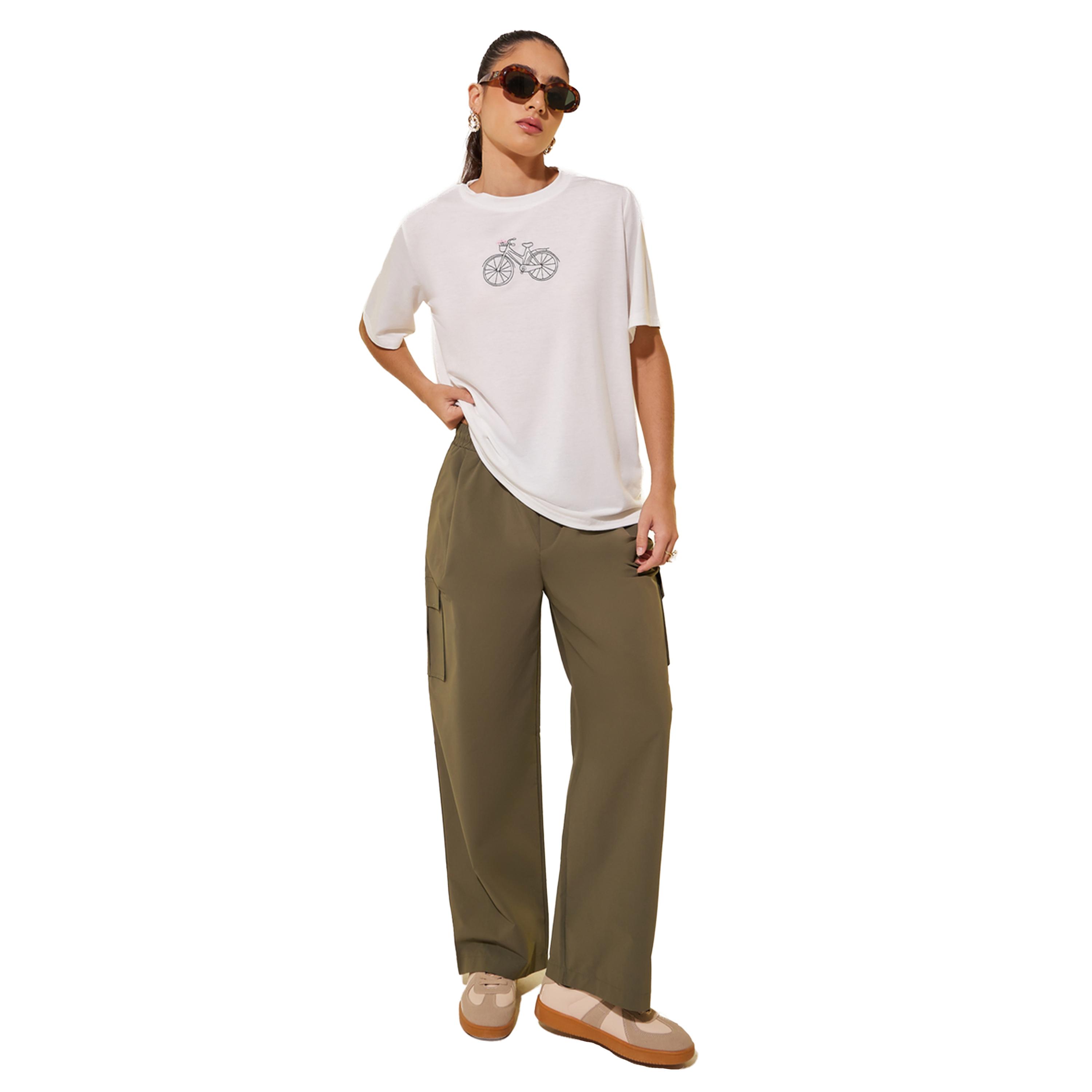 Styli Embroidered Round Neck Short Sleeves T-Shirt-women-clothing-tshirts-image-2