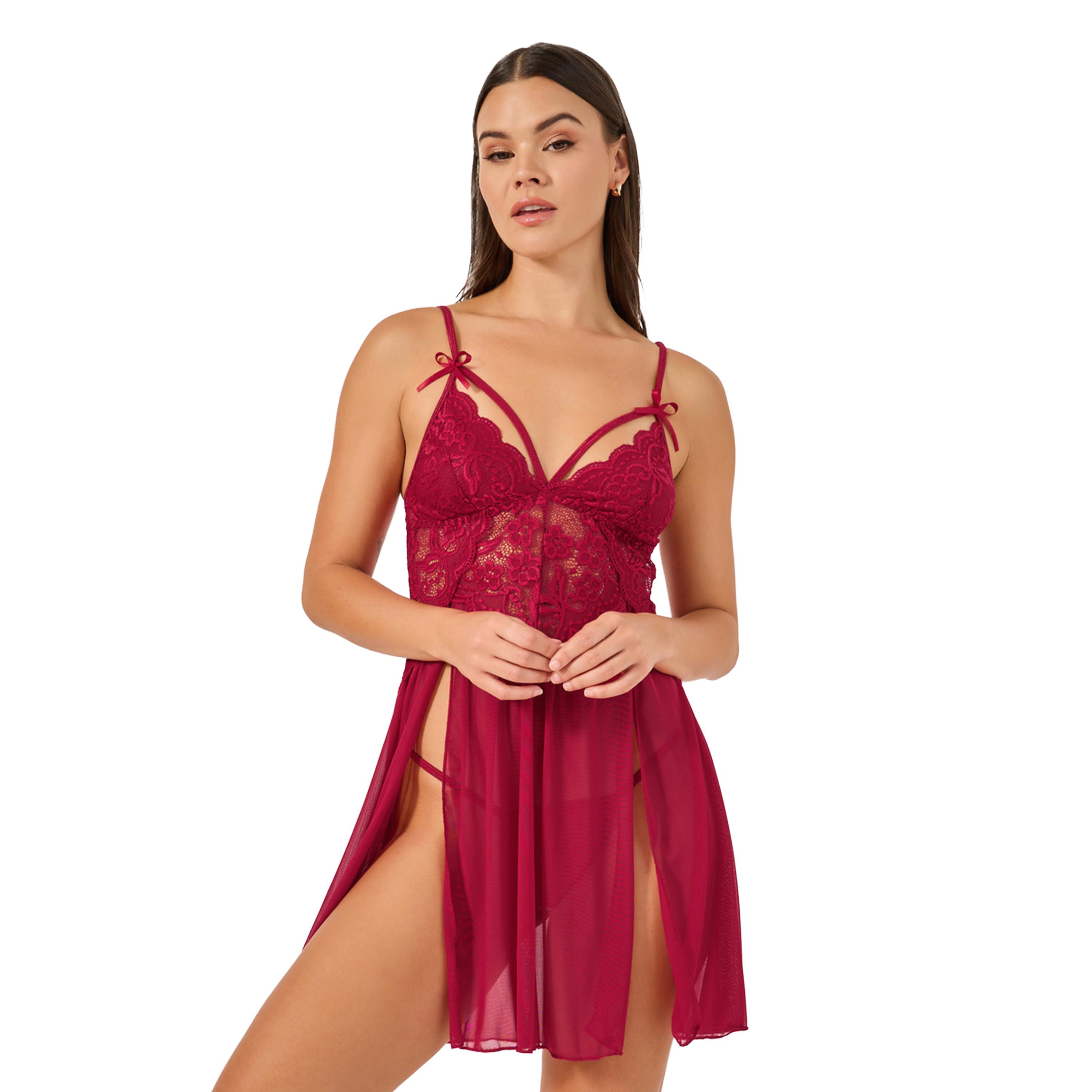 ستايلي - بيبي دول دانتيل-women-clothing-lingerie-babydollsandbodysuits-image-1