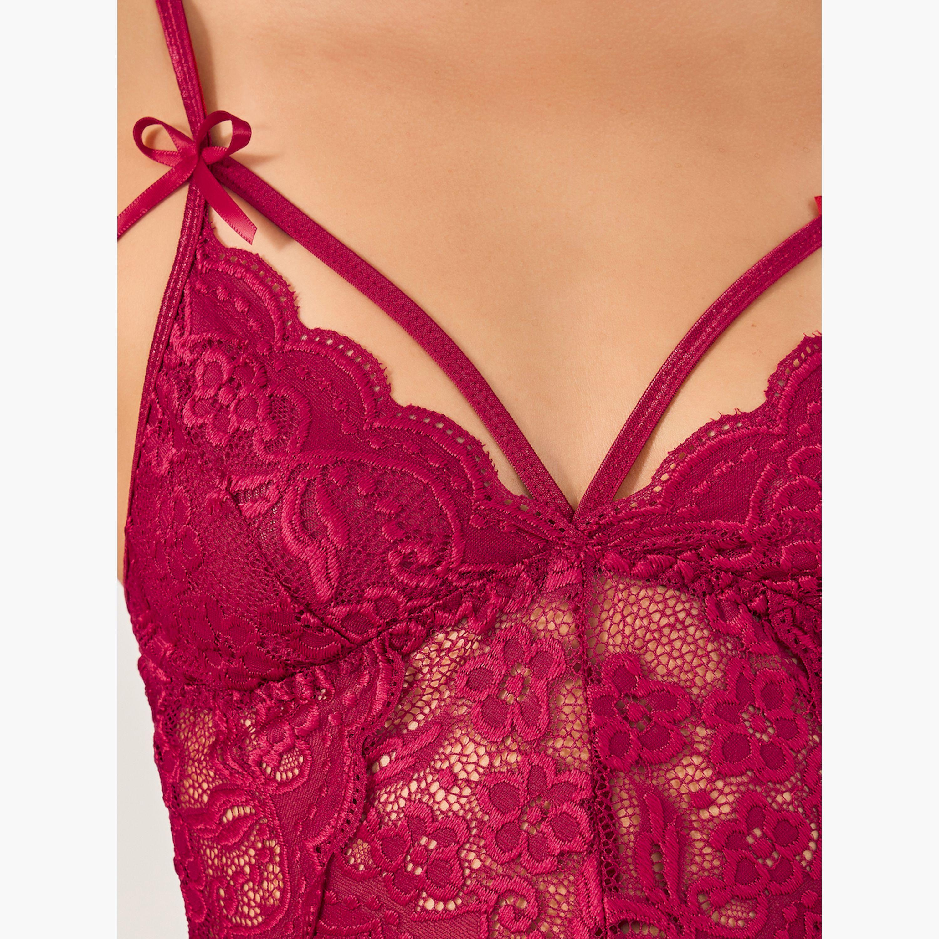 ستايلي - بيبي دول دانتيل-women-clothing-lingerie-babydollsandbodysuits-image-2