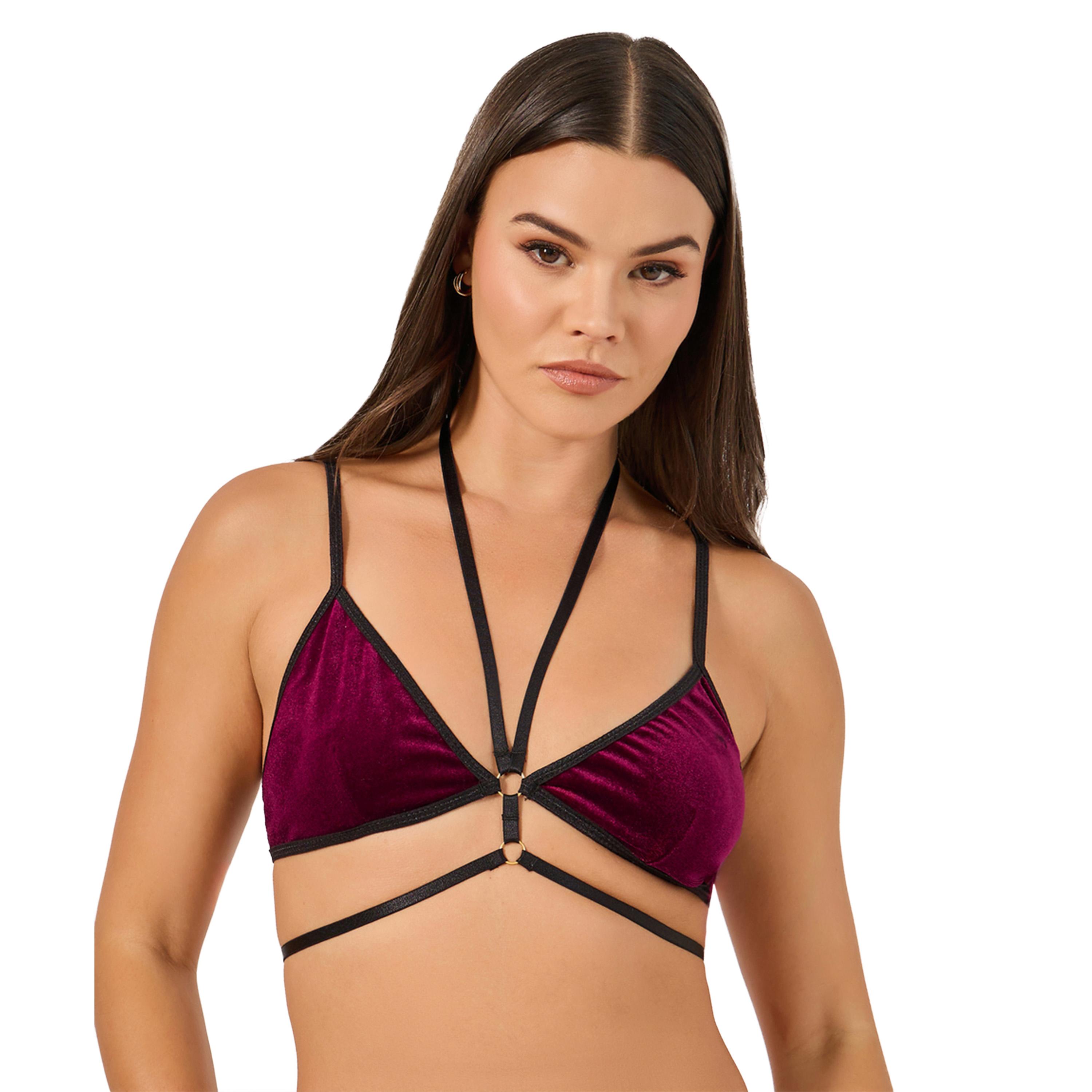 Styli Velvet Multiway Bra & Bikini Lingerie Set-women-clothing-lingerie-lingeriesets-image-2