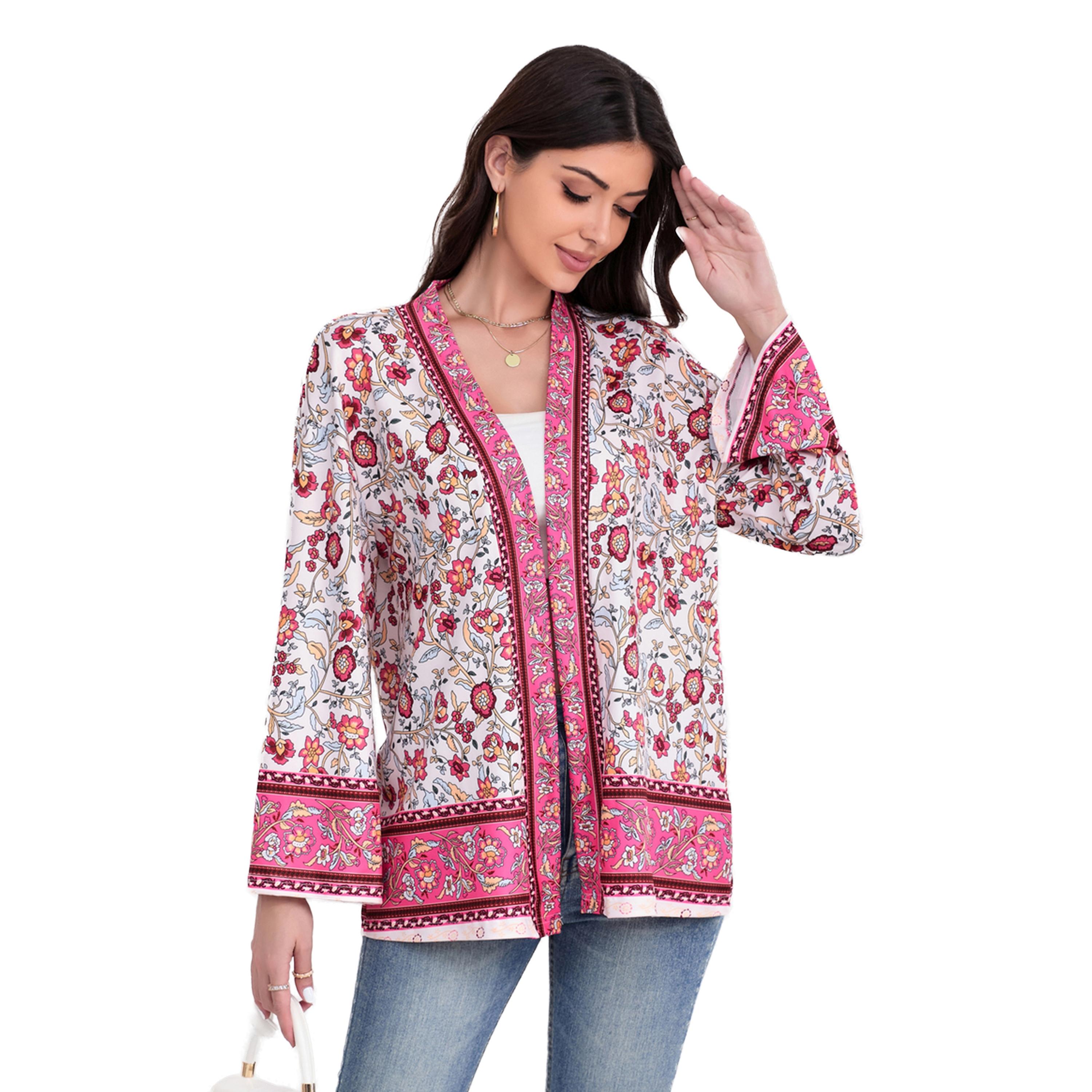 كيمونو ميدي بطبعة زهور-women-arabicclothing-abayas-image-1