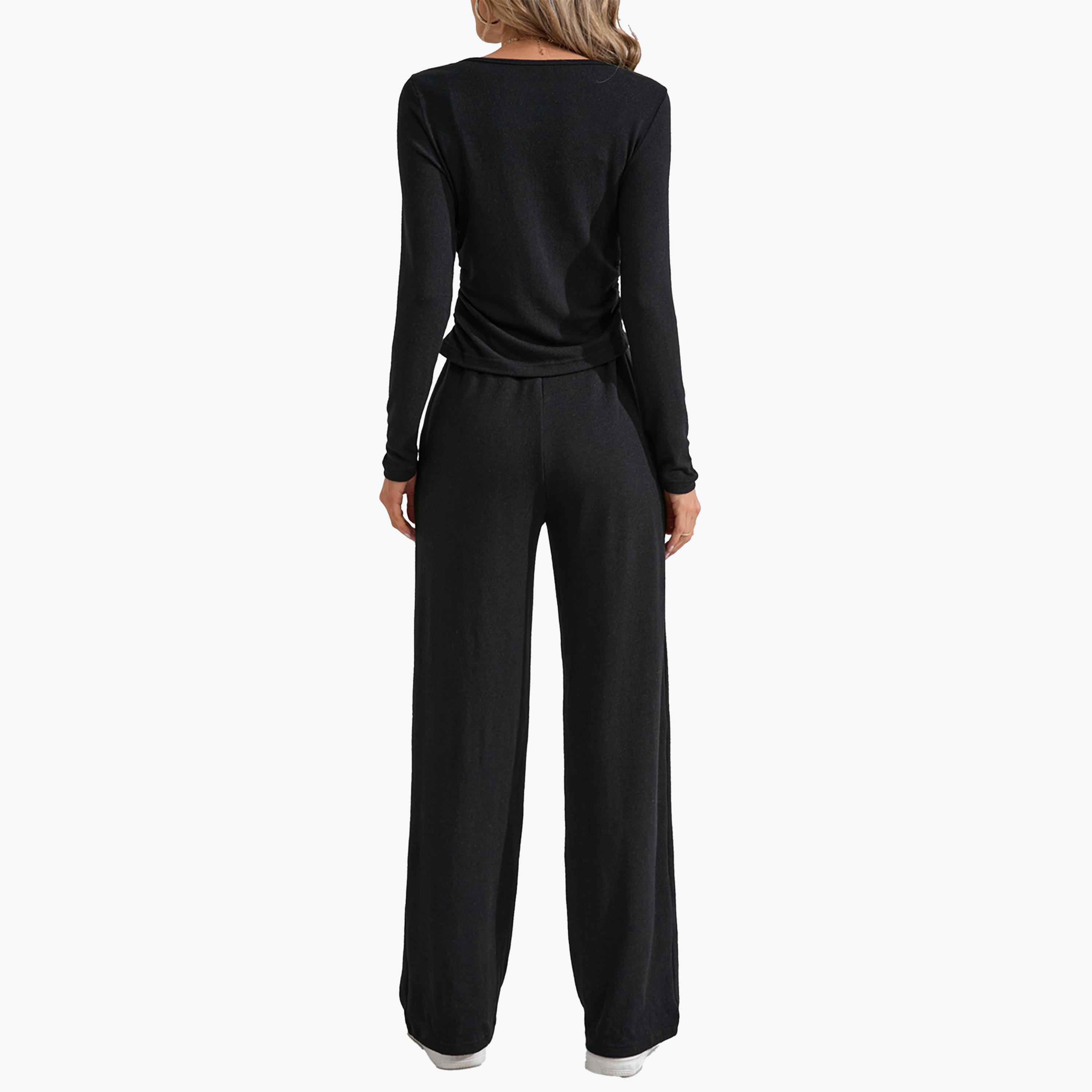 ستايلي - كيمونو نسائي مفتوح من الأمام بطبعة زهور-women-clothing-shirtsandblouses-shirts-image-4