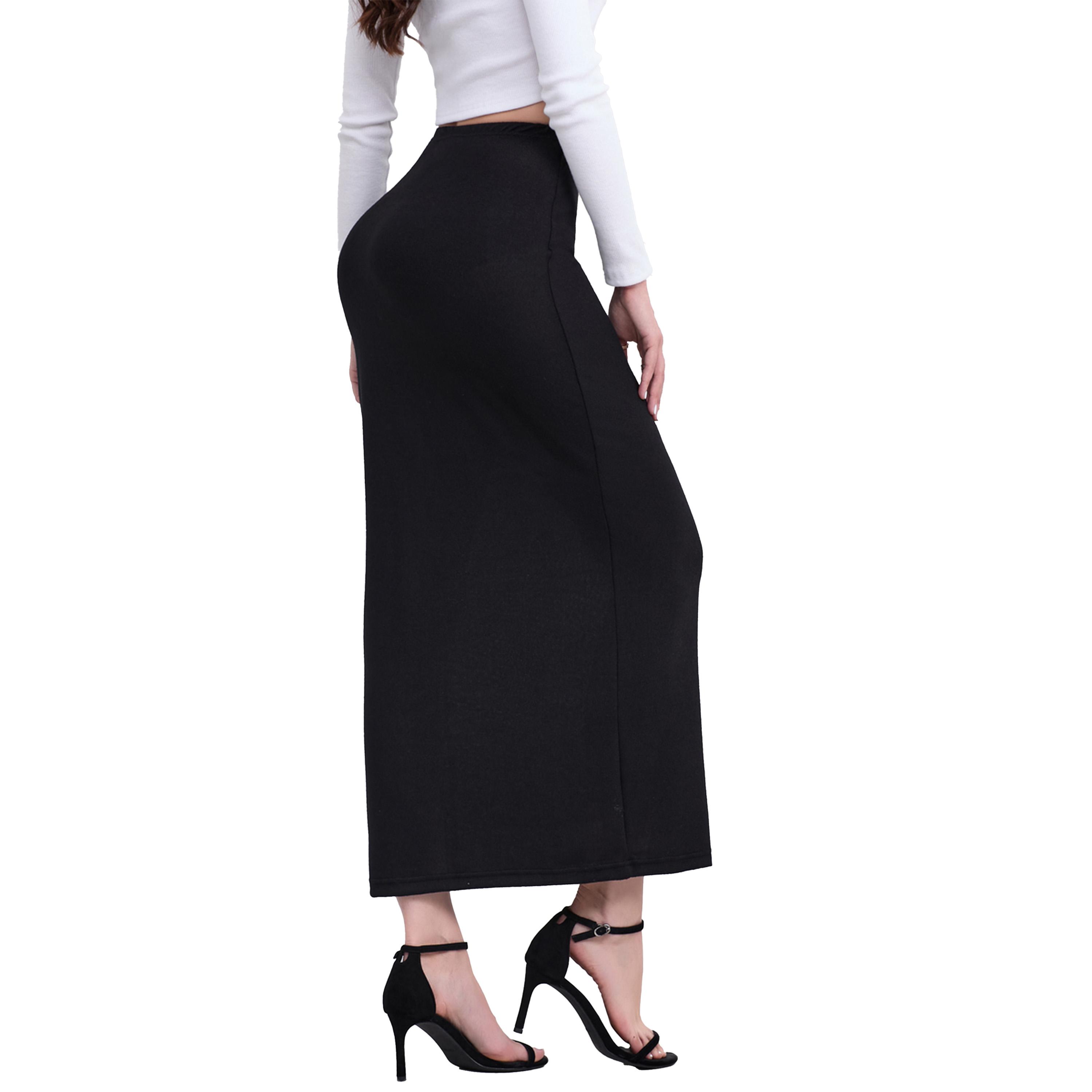 Styli Solid Bodycon High Rise Maxi Skirt-women-clothing-bottoms-skirts-image-6