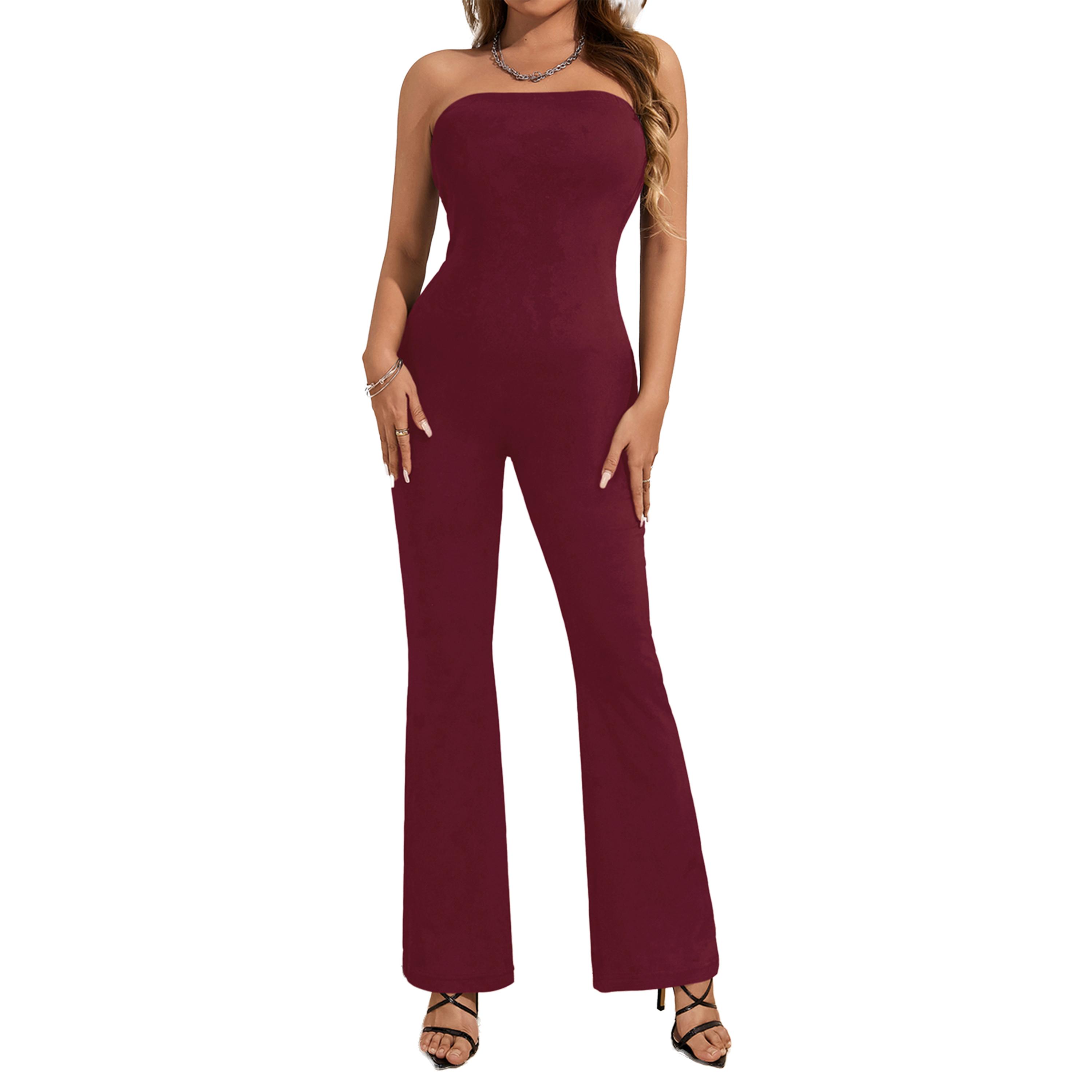 Styli Bandeau Neck Wide Leg Jumpsuit-women-clothing-shirtsandblouses-blouses-image-1