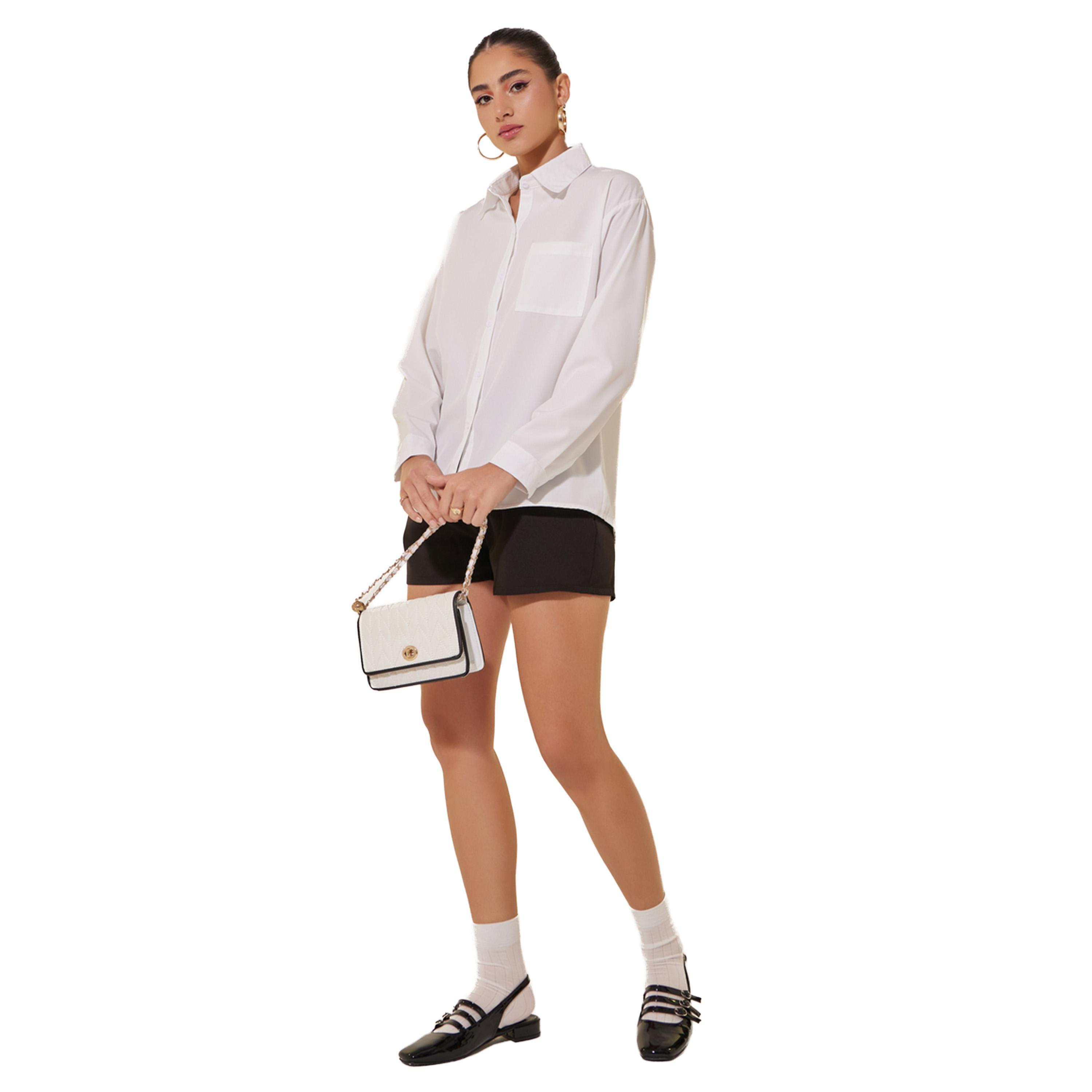 Take Two Solid Pocket Detail Oversize Shirt-women-clothing-shirtsandblouses-shirts-image-2