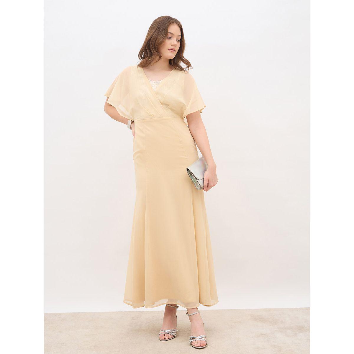 Styli Embellished Sequined A-Line Maxi Dress-women-clothing-dresses-image-1