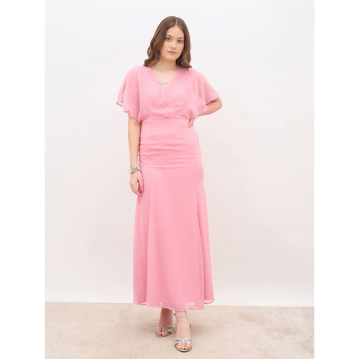 فستان طويل بحافة واسعة ومنمق بالترتر-women-clothing-dresses-image-2