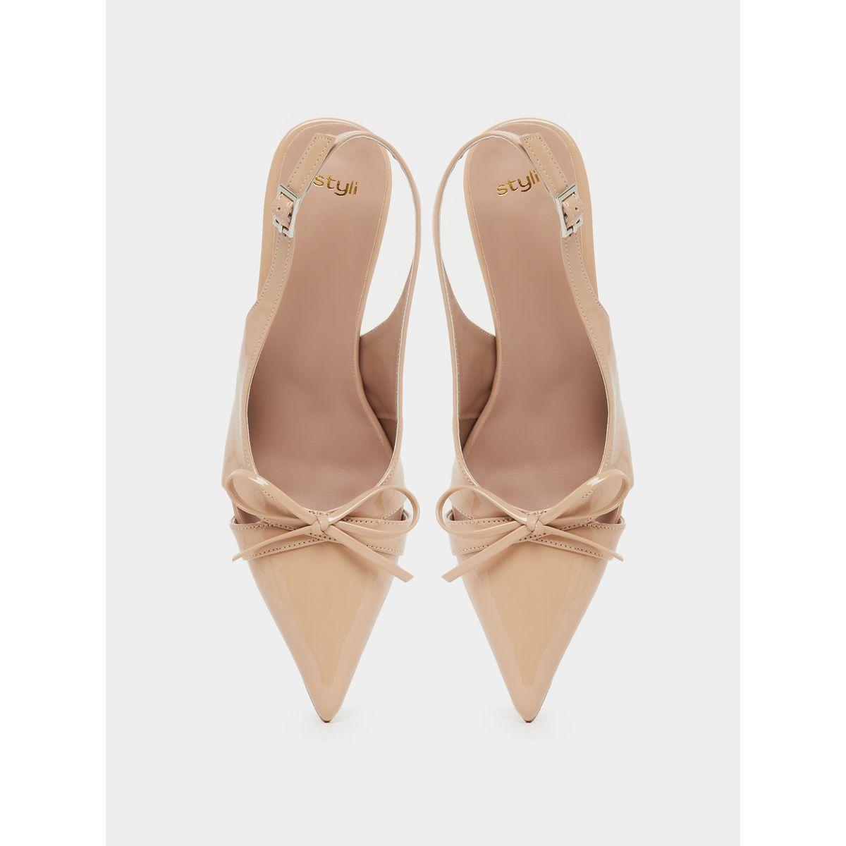 حذاء بكعب قطة ومقدمة مدببة مع سير خلفي-women-shoes-heels-image-6