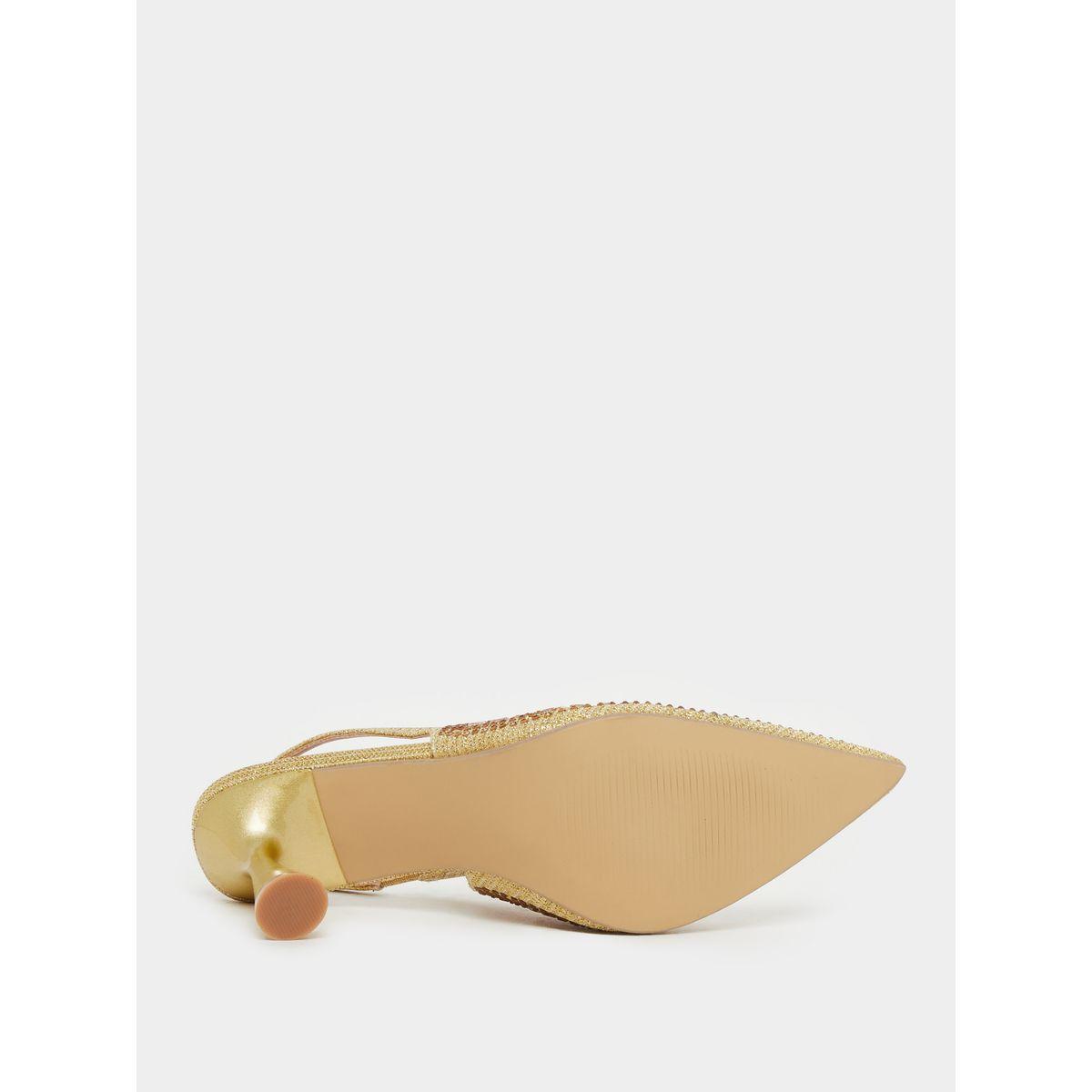 Styli Embellished Pointed Toe Stiletto Heel Slingback Shoes-women-shoes-heels-image-7