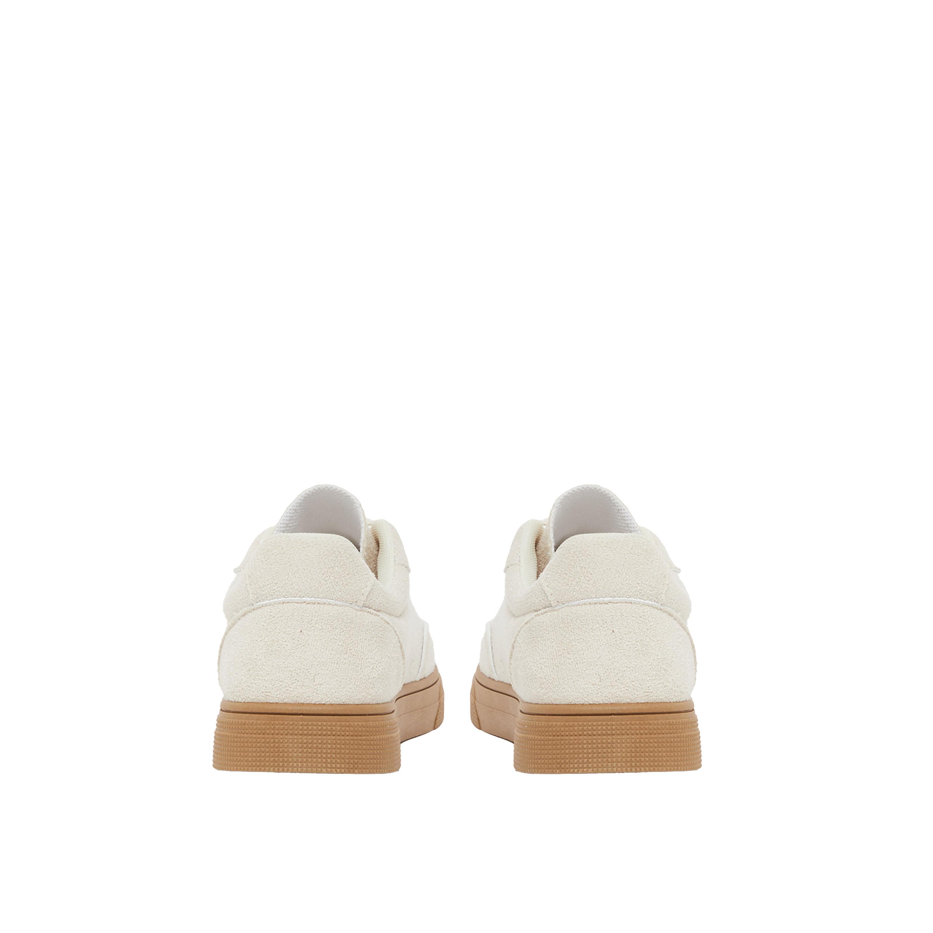 Styli Plain Round Toe Lace-Up Sneakers-women-shoes-sneakers-image-4