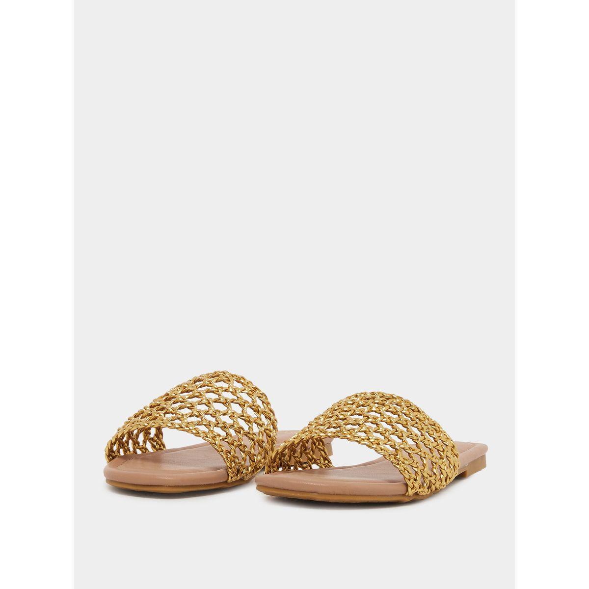 صندل فلات كاجوال بمقدمة مفتوحة-women-shoes-sandals-flats-image-2