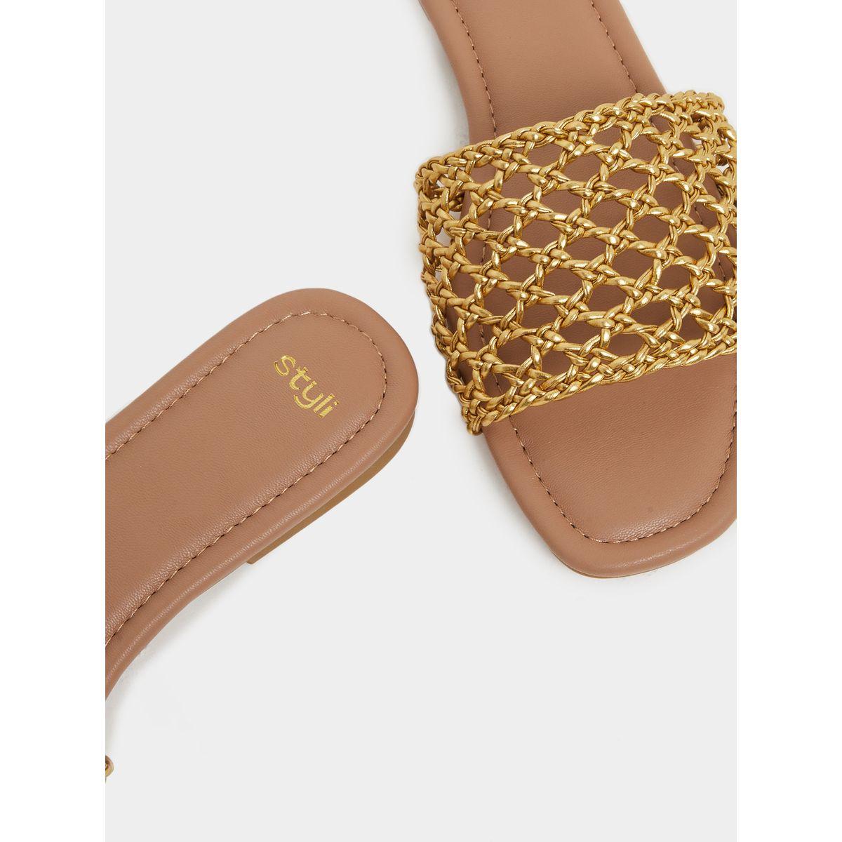 صندل فلات كاجوال بمقدمة مفتوحة-women-shoes-sandals-flats-image-3