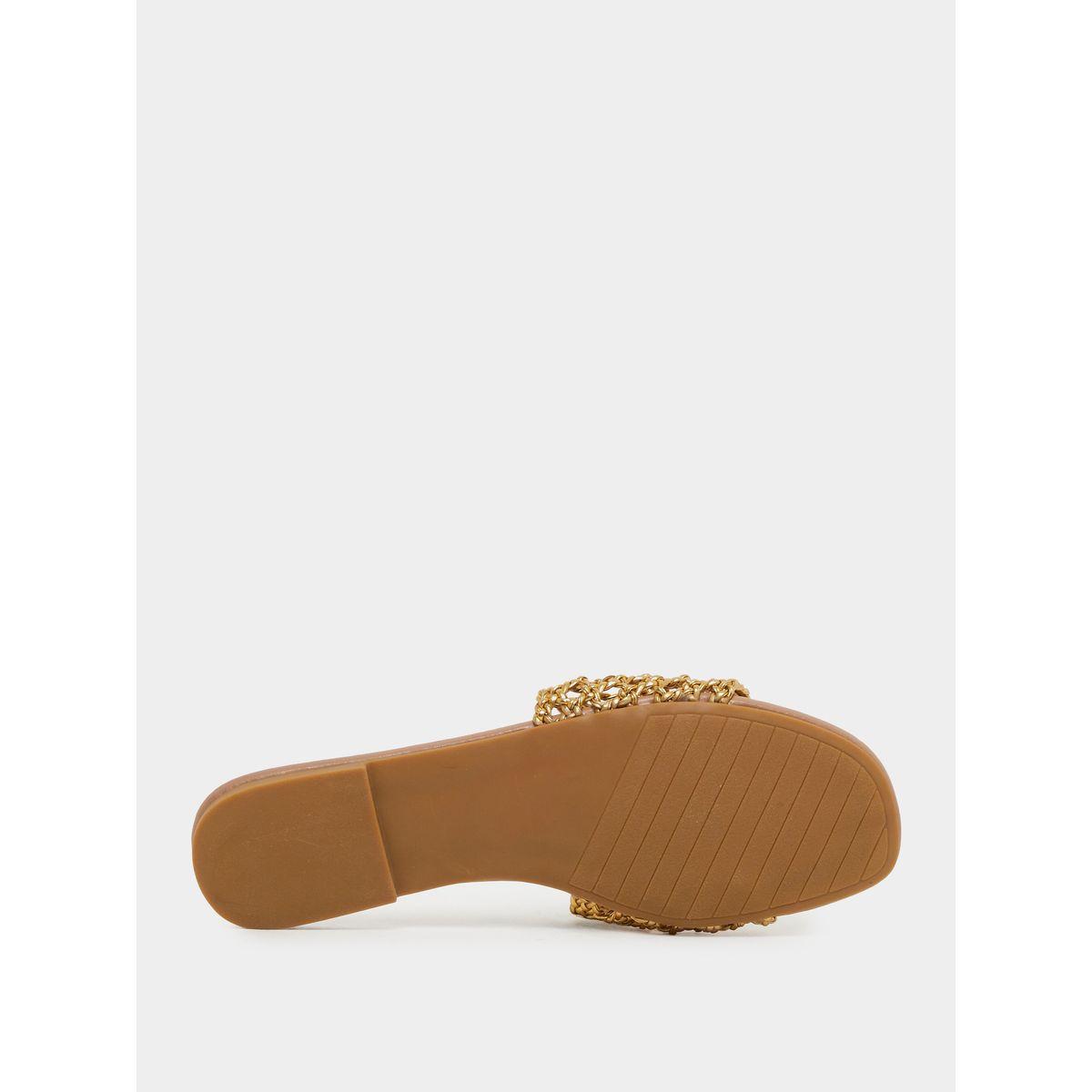 Styli Woven Design Open Toe Flat Sandals-women-shoes-sandals-flats-image-6