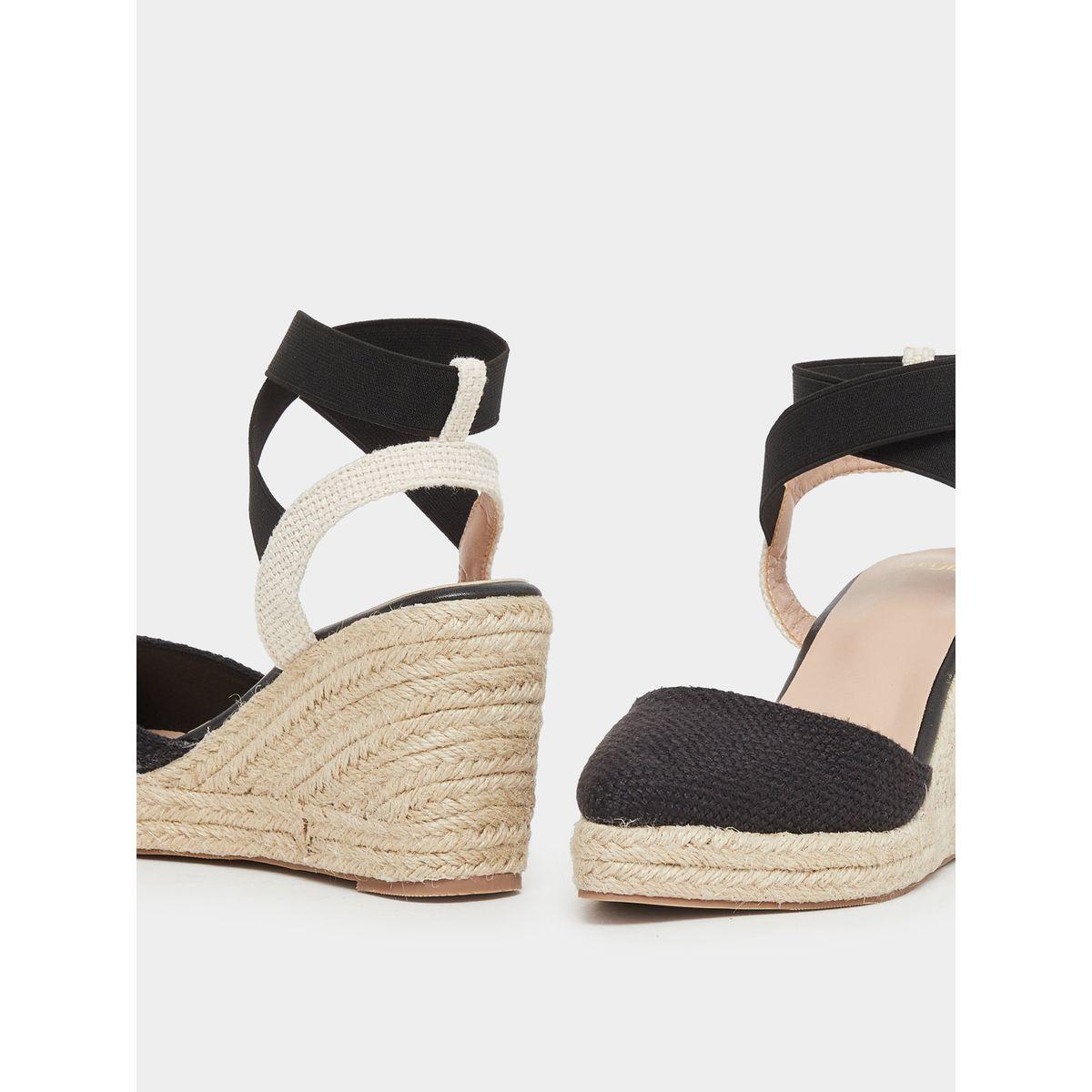 Styli Elasticated Strap Espadrille Wedge Sandals-women-shoes-sandals-heeled-image-10