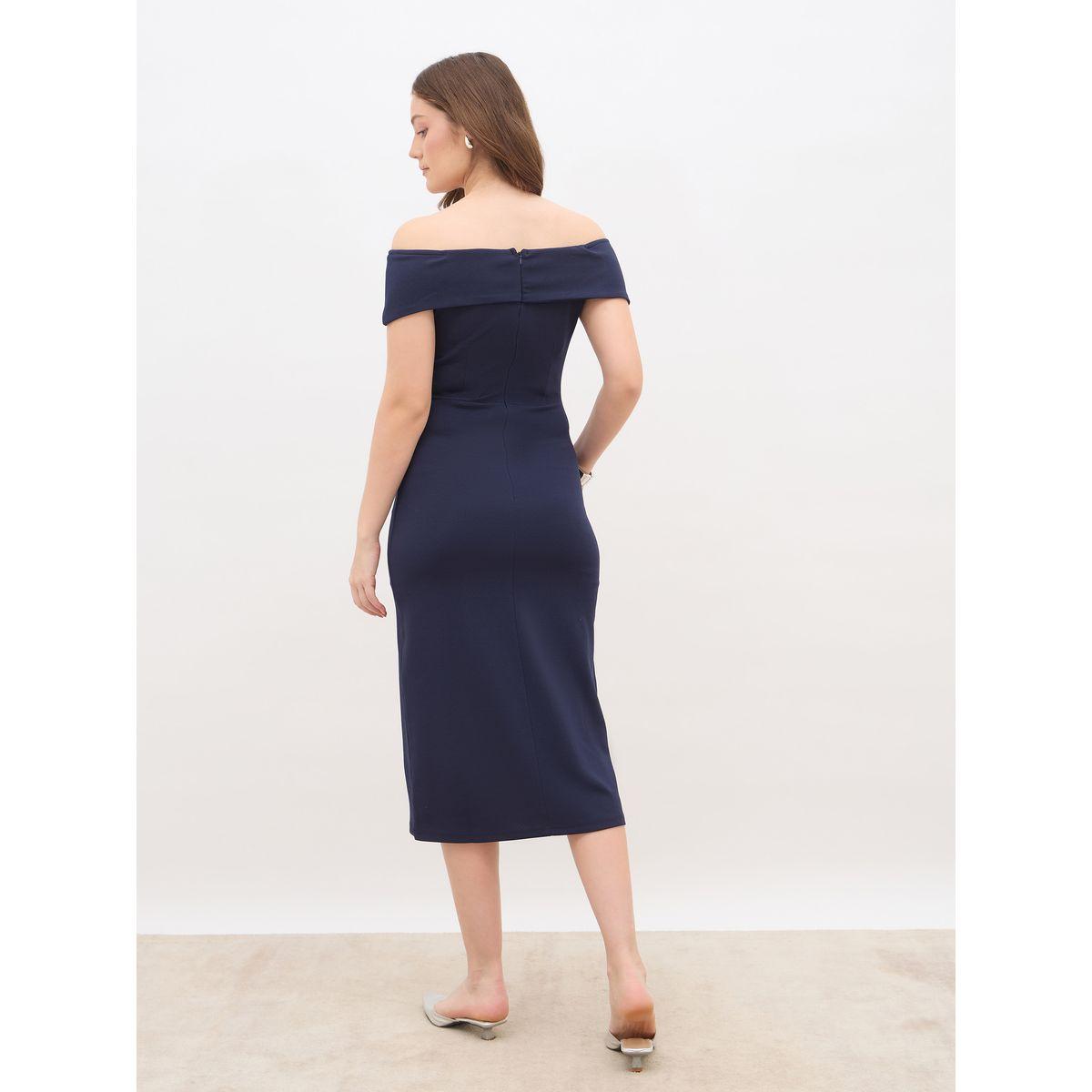 فستان ميدي منمق بأكتاف مكشوفة-women-clothing-dresses-image-5
