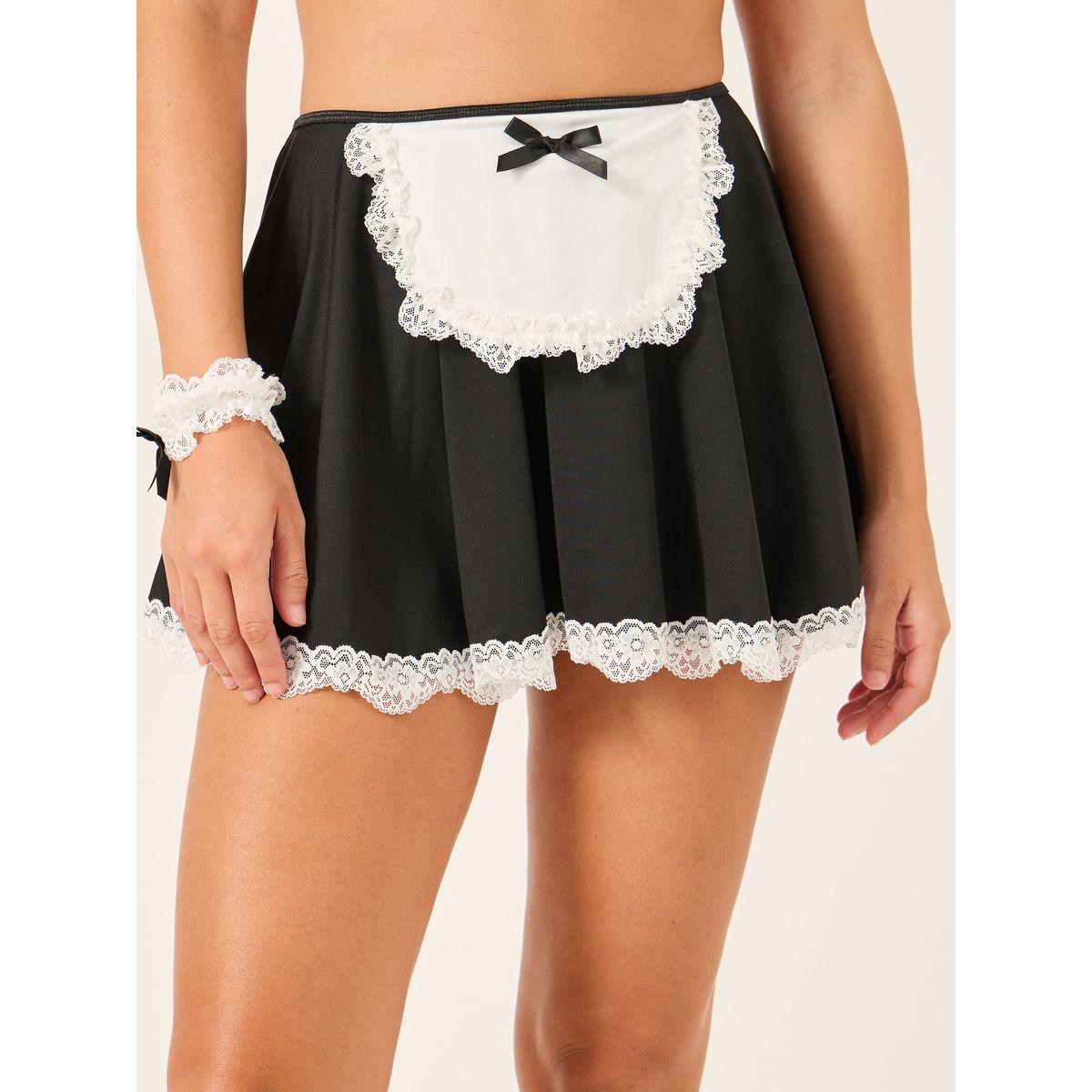 مجموعة من 4 سوار يد مع طوق رقبة وتنورة مع بلوزة باردو-women-clothing-lingerie-lingeriesets-image-5