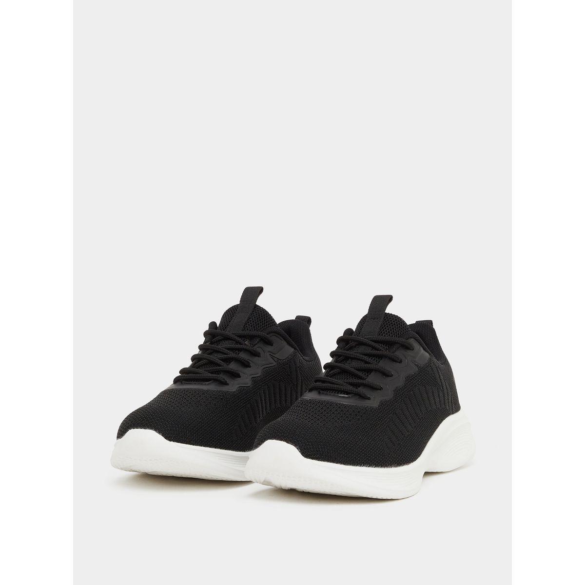 Styli Textured Lace Up Running Shoes-women-shoes-sneakers-image-2
