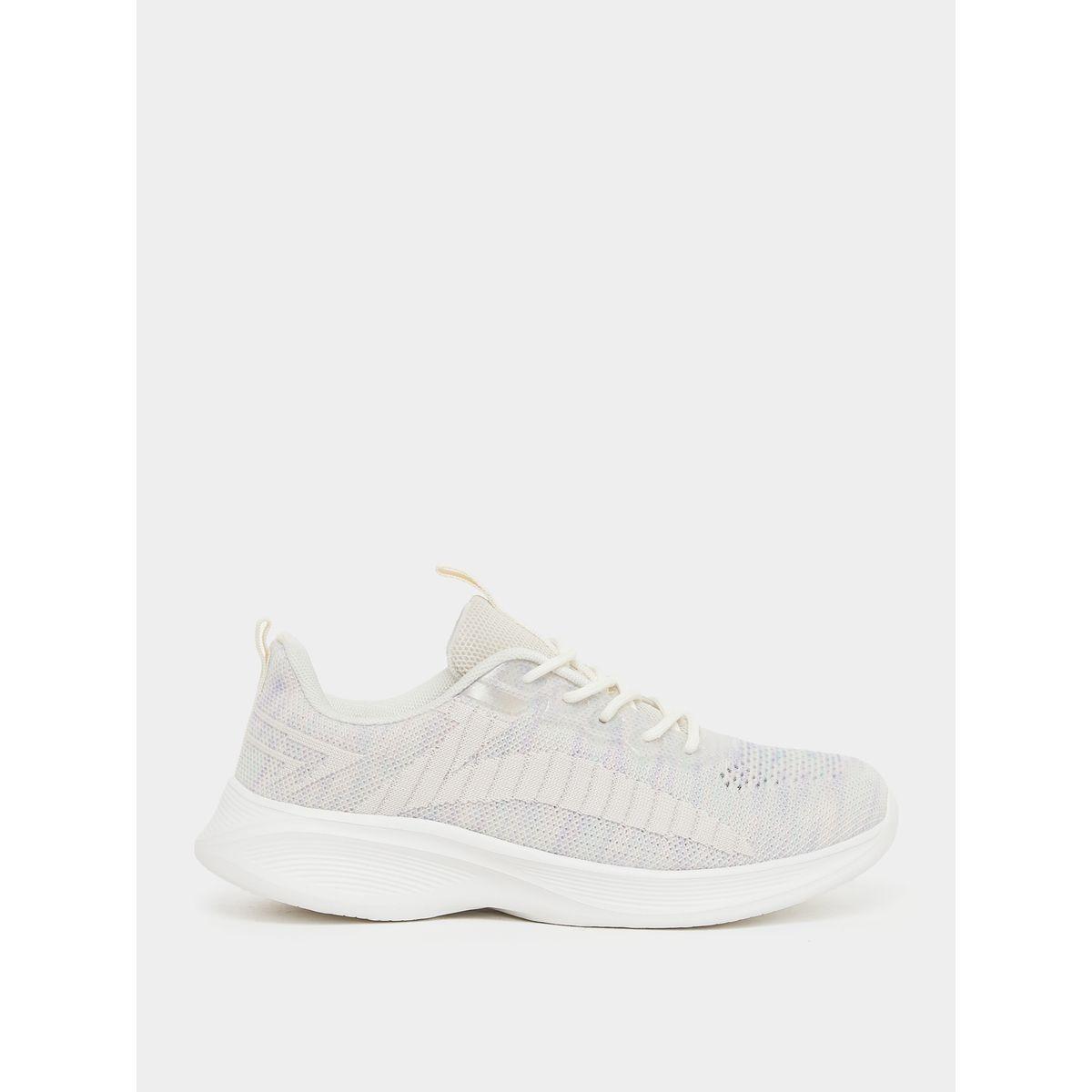Styli Textured Lace Up Running Shoes-women-shoes-sneakers-image-1