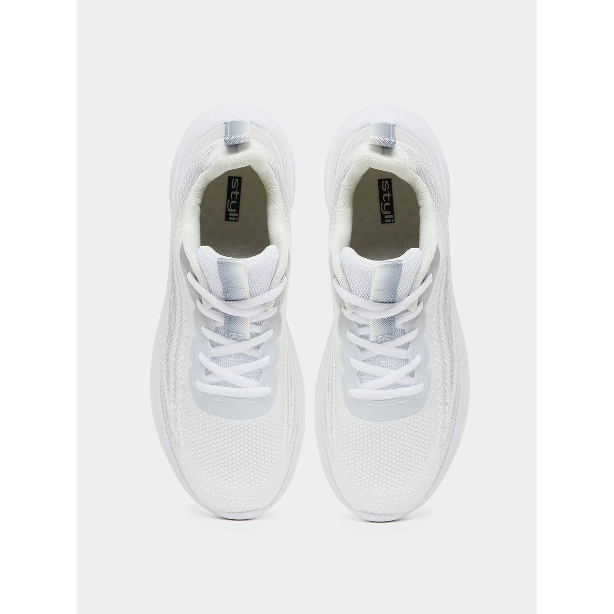 Styli Textured Lace Up Running Shoes-women-shoes-sneakers-image-5