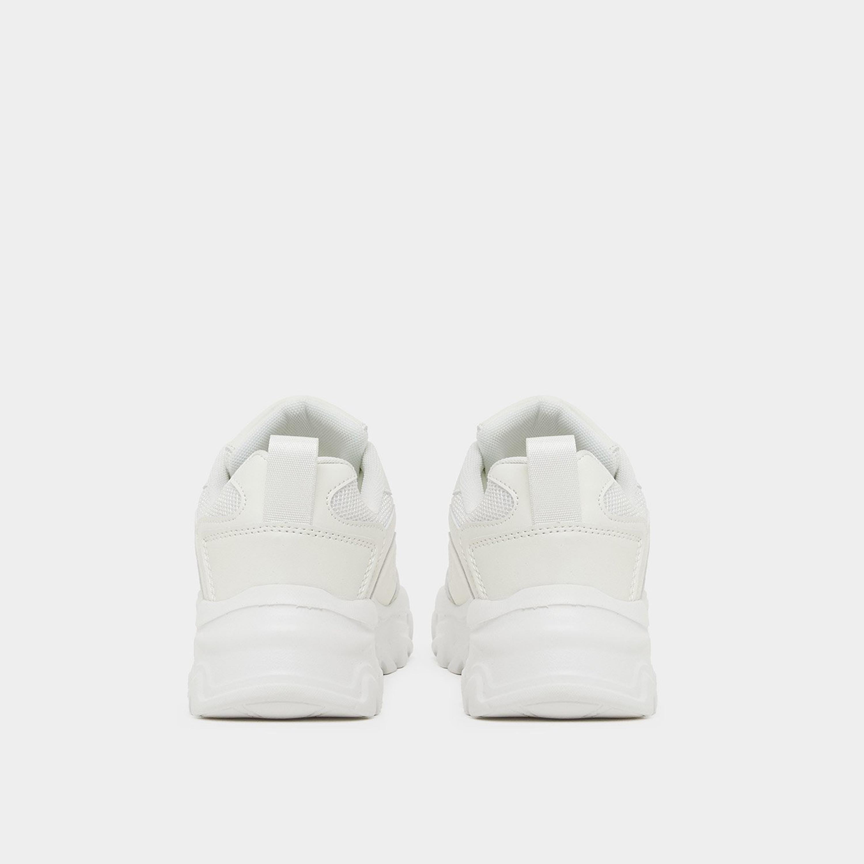 ستايلي - حذاء رياضي سادة سميك برباط مع لسان سحب خلفي-women-shoes-sneakers-image-5