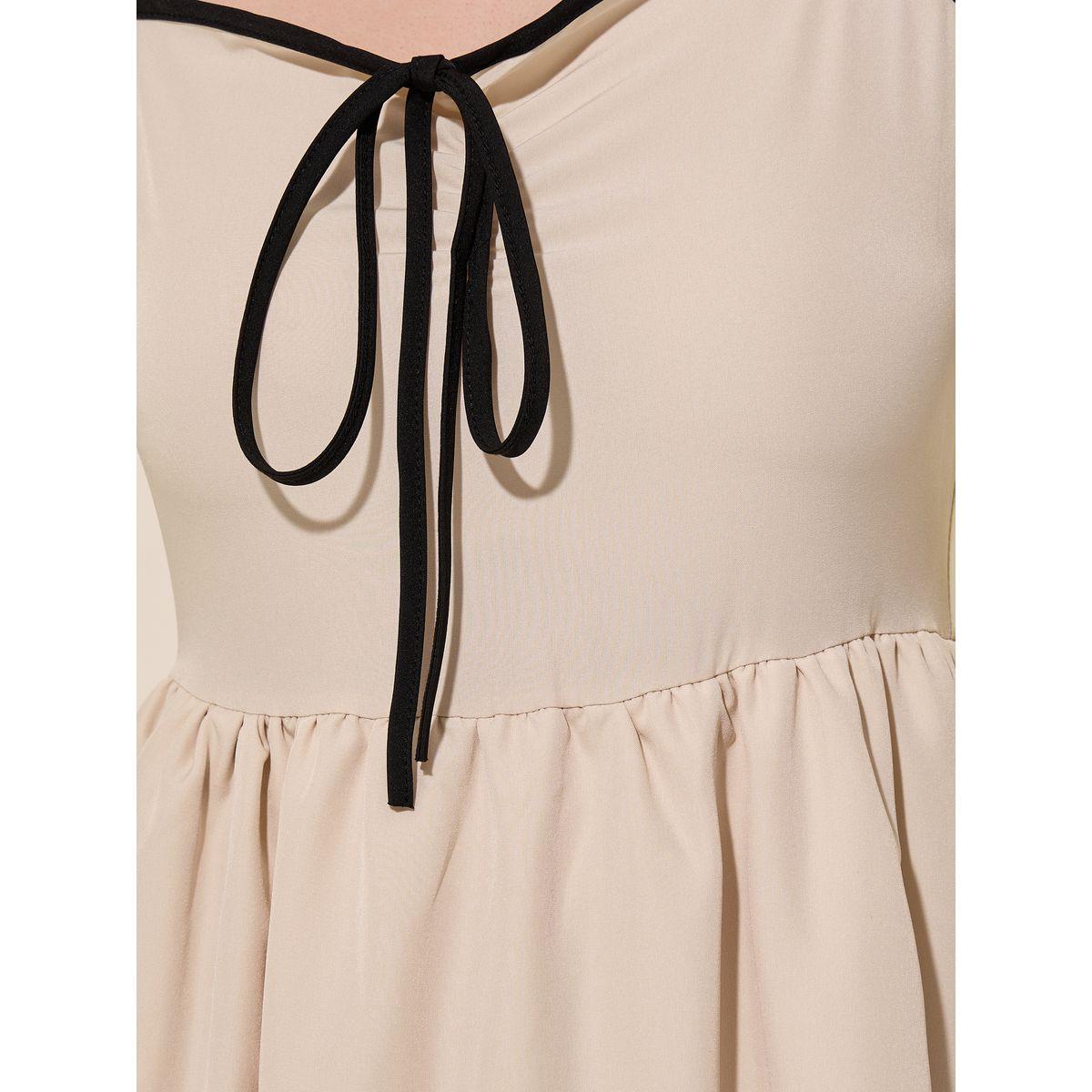 فستان طويل بكسرات وأكمام بنمط جرس-women-clothing-dresses-image-4