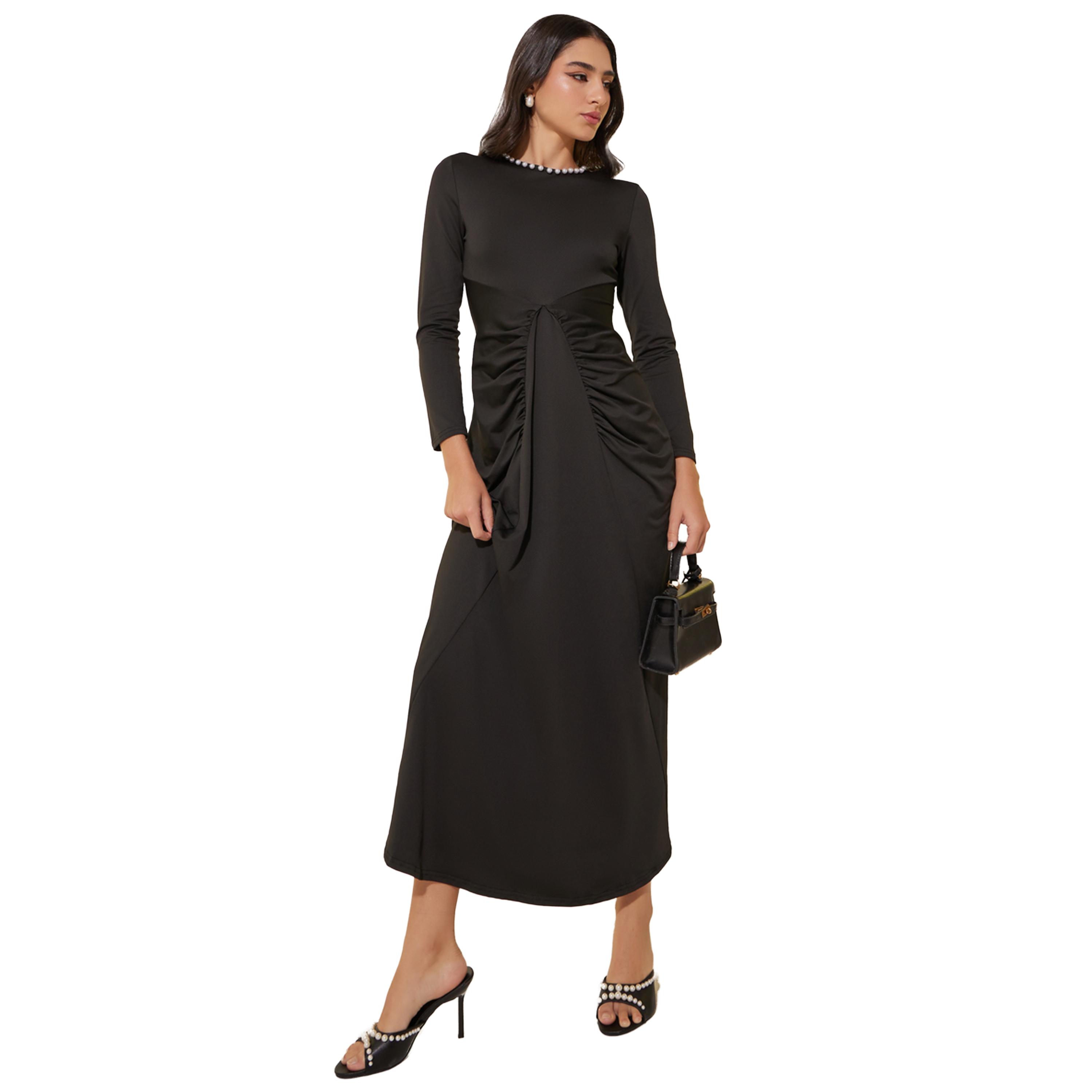 ستايلي -  فستان ماكسي على شكل حرف A-women-clothing-dresses-image-1