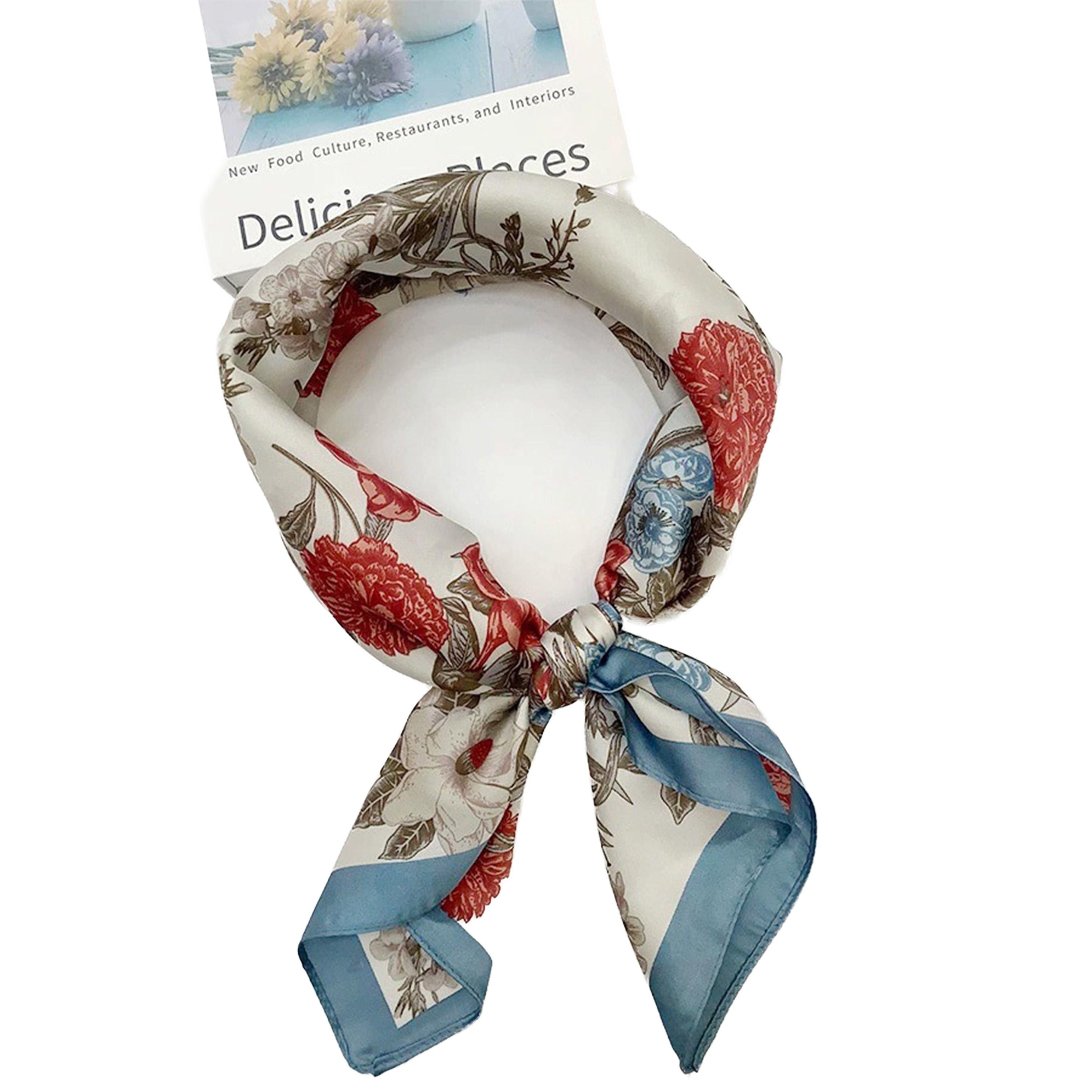 Styli Floral Print Square Scarf-women-clothingaccessories-scarves-image-1
