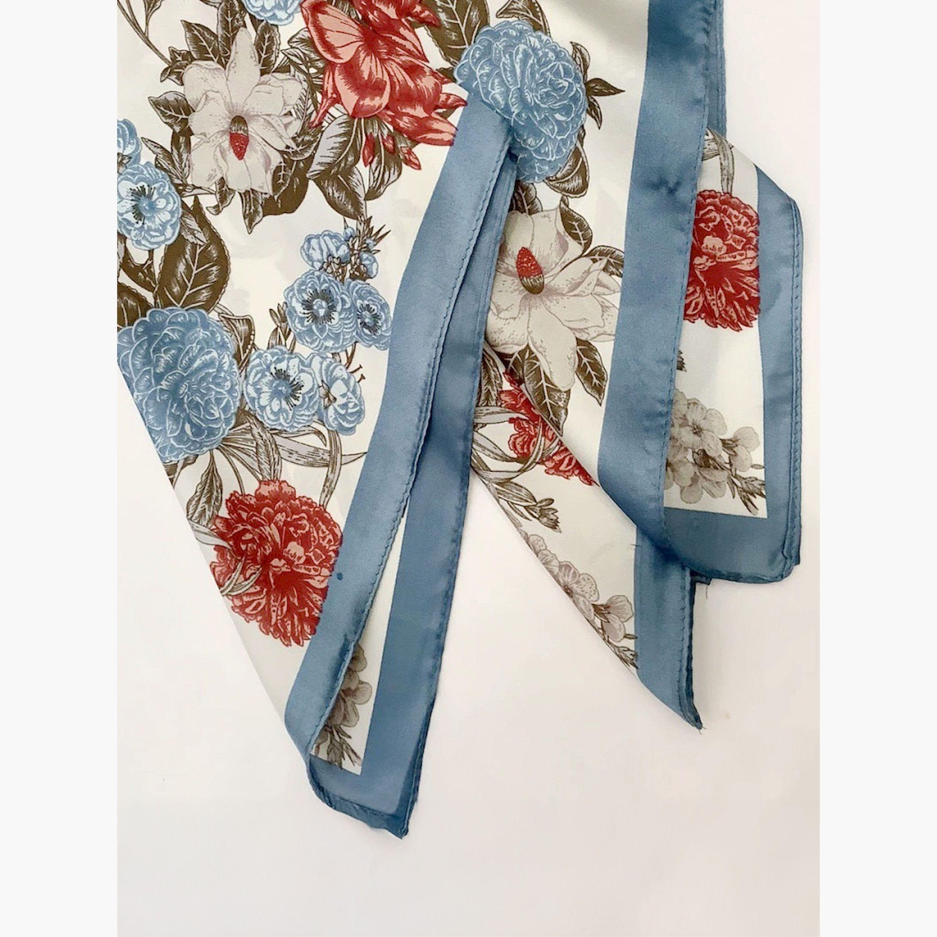 Styli Floral Print Square Scarf-women-clothingaccessories-scarves-image-3