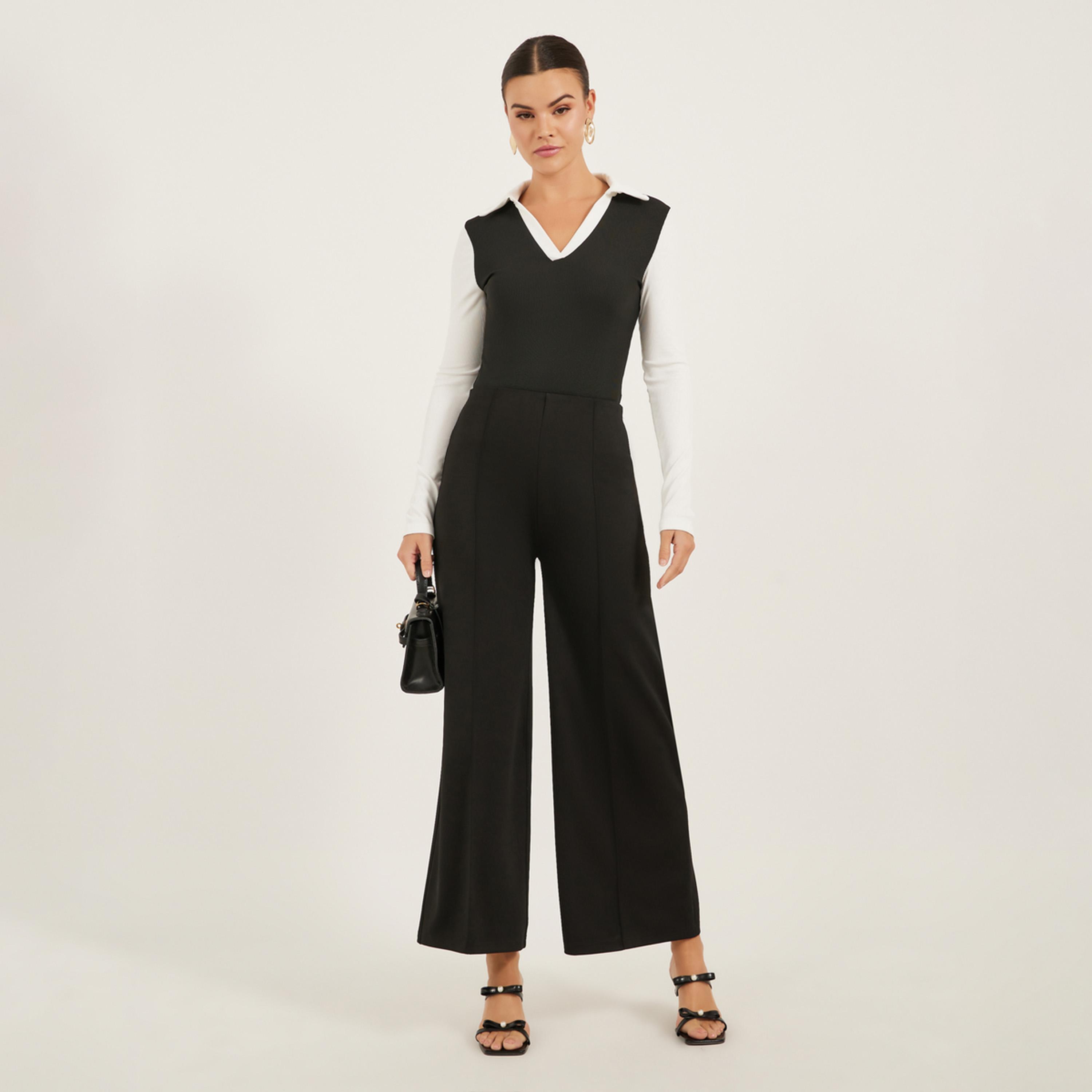ستايلي - تي شيرت نسائي بأكمام طويلة بألوان متعددة-women-clothing-tshirts-image-1