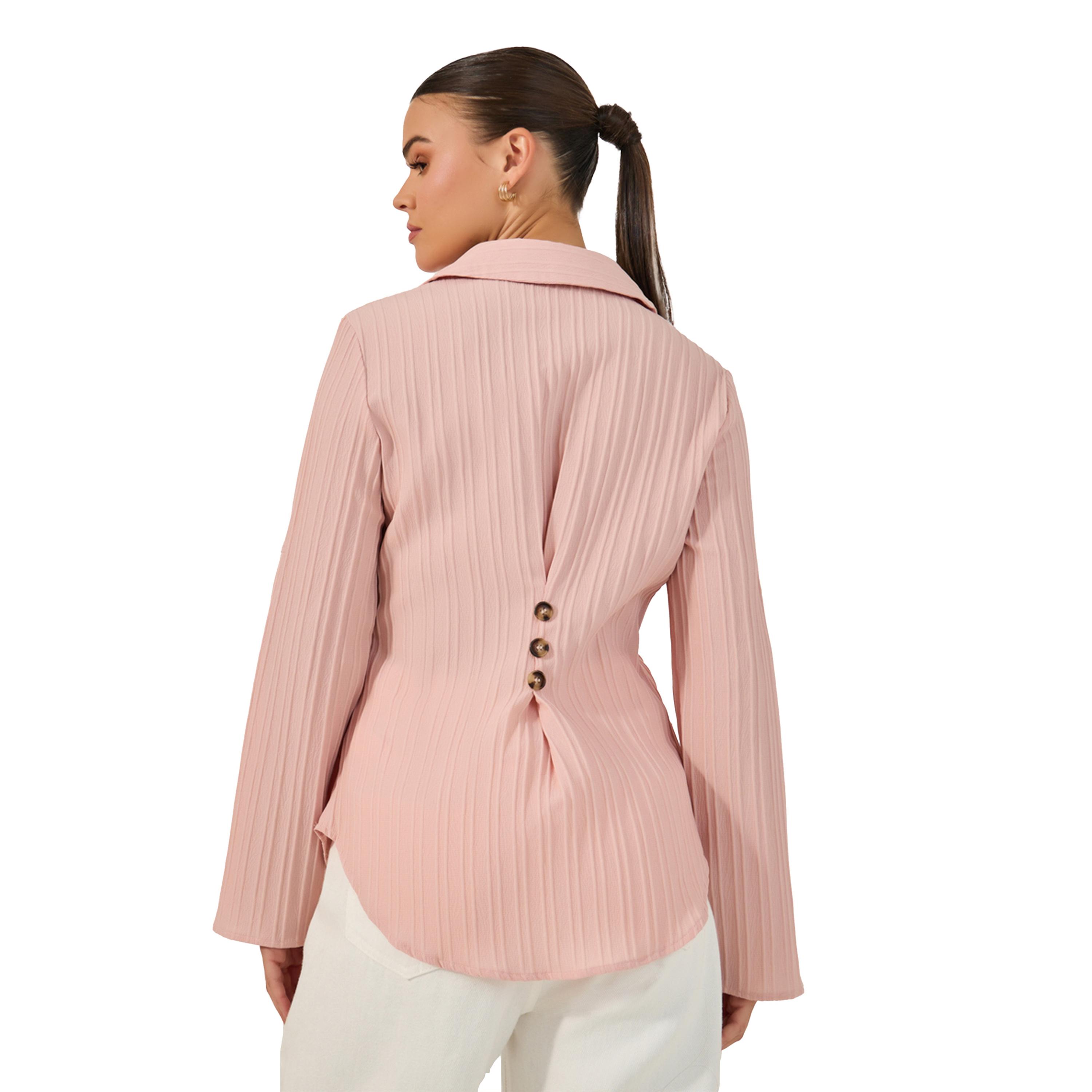 بلوزة سادة بياقة سبريد وأكمام طويلة-women-clothing-shirtsandblouses-shirts-image-6