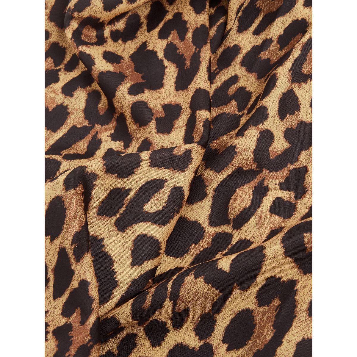 Styli Leopard Print Square Scarf-women-winterwear-scarves-image-2