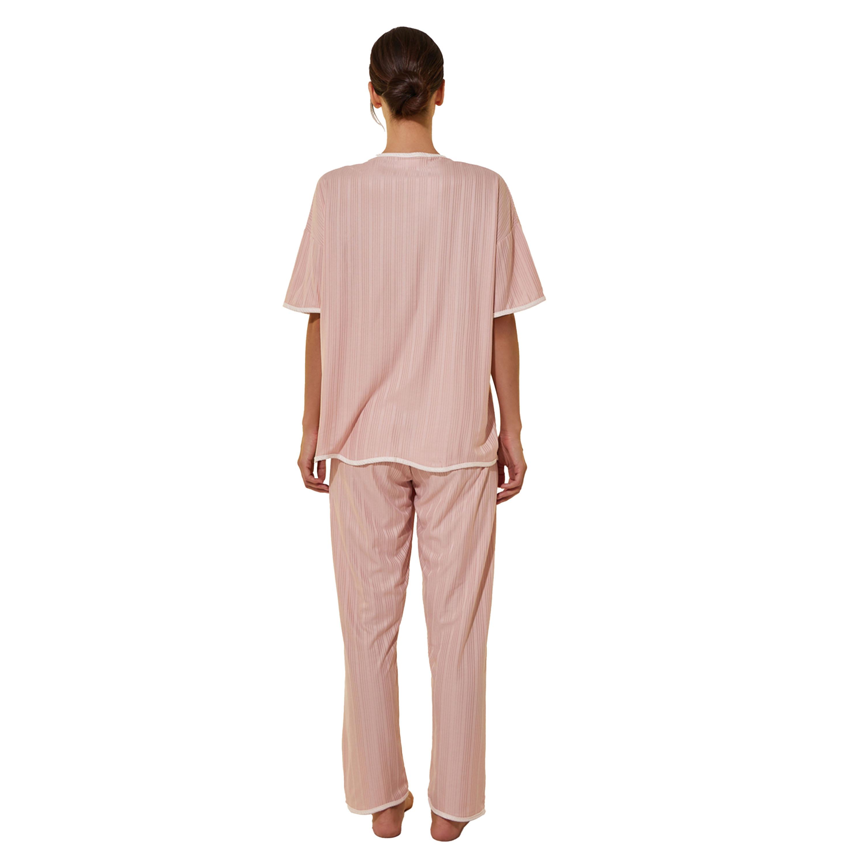 Styli Patch Detail Shirt, Shorts and Pyjama Set-women-clothing-nightwear-pyjamas-longsets-image-6